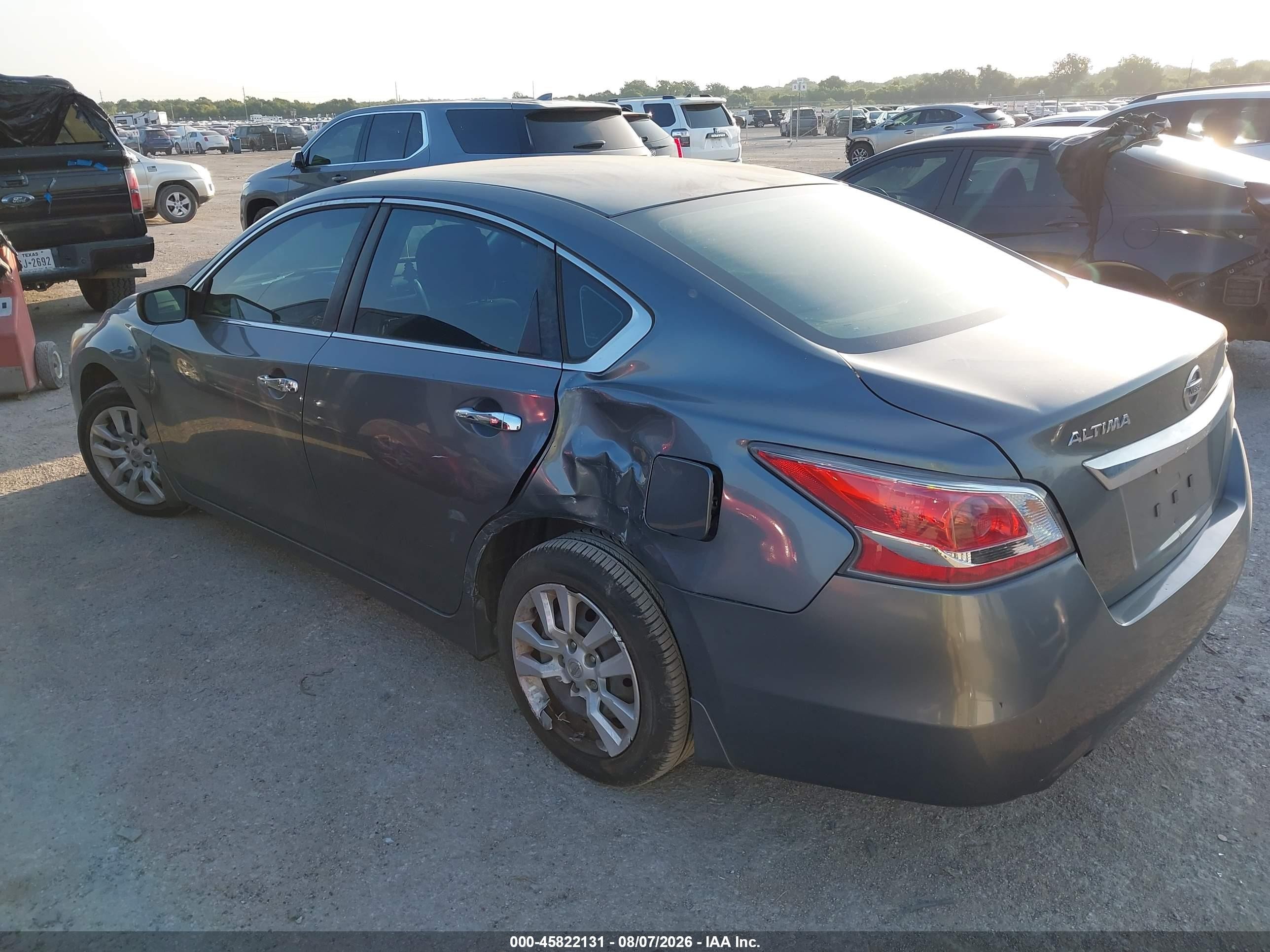 2015 Nissan Altima 2.5 S Gray vin: 1N4AL3APXFN883910