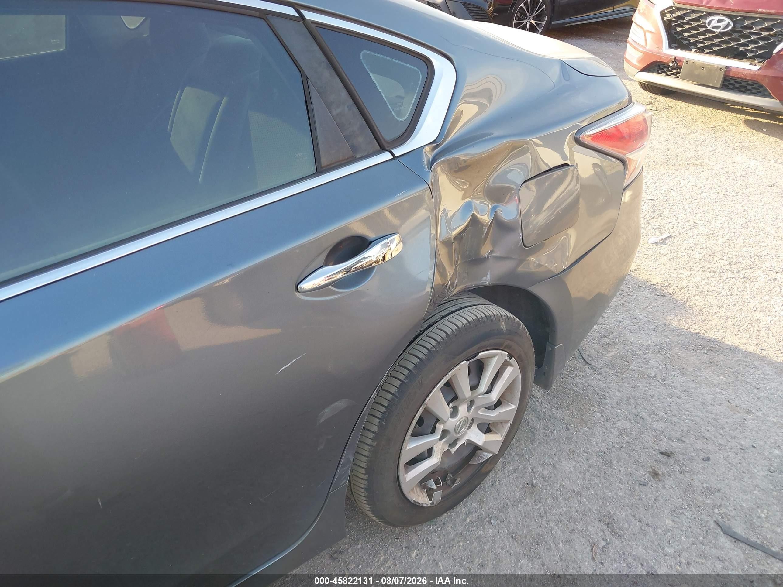 2015 Nissan Altima 2.5 S Gray vin: 1N4AL3APXFN883910