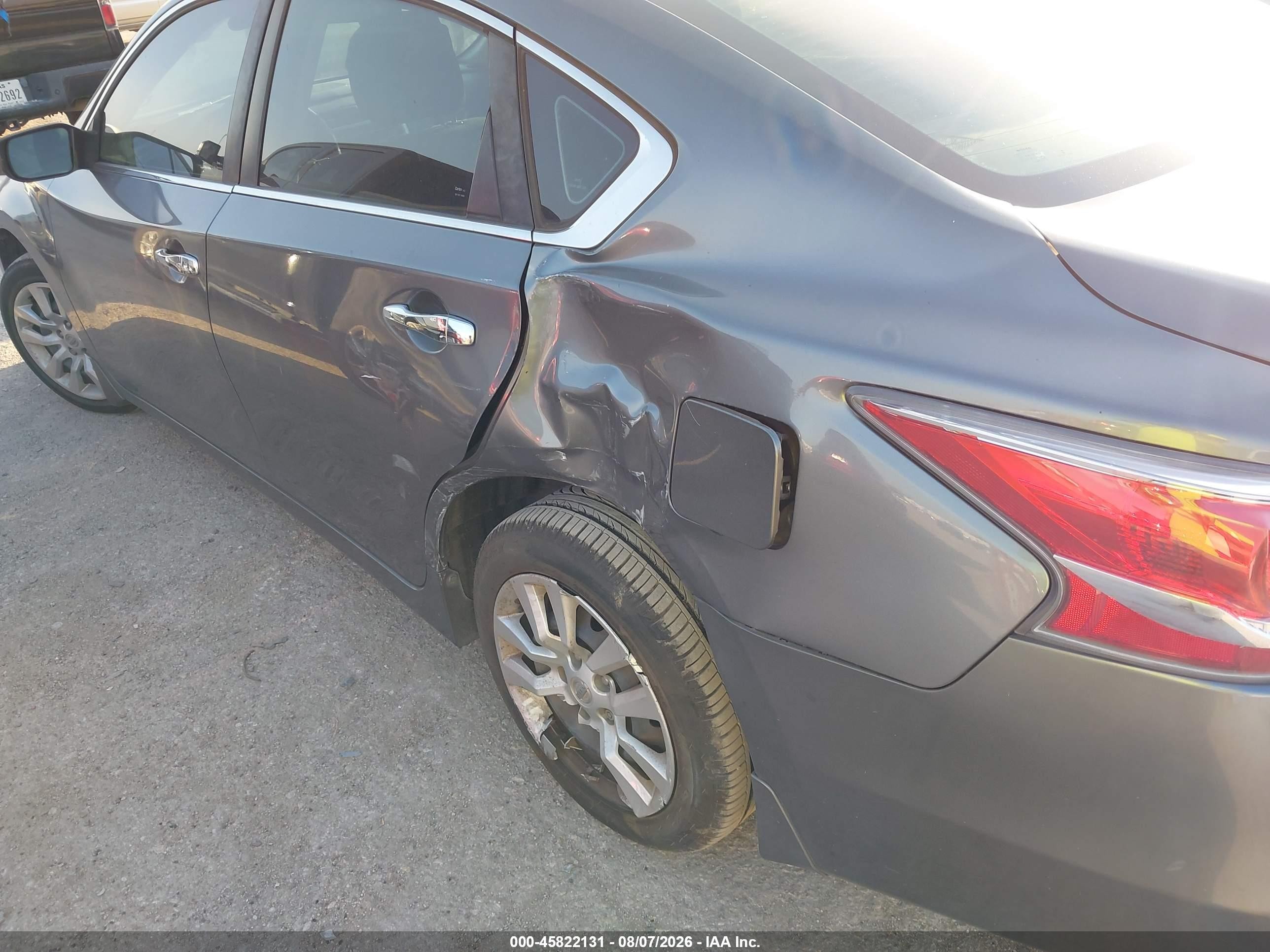 2015 Nissan Altima 2.5 S Gray vin: 1N4AL3APXFN883910