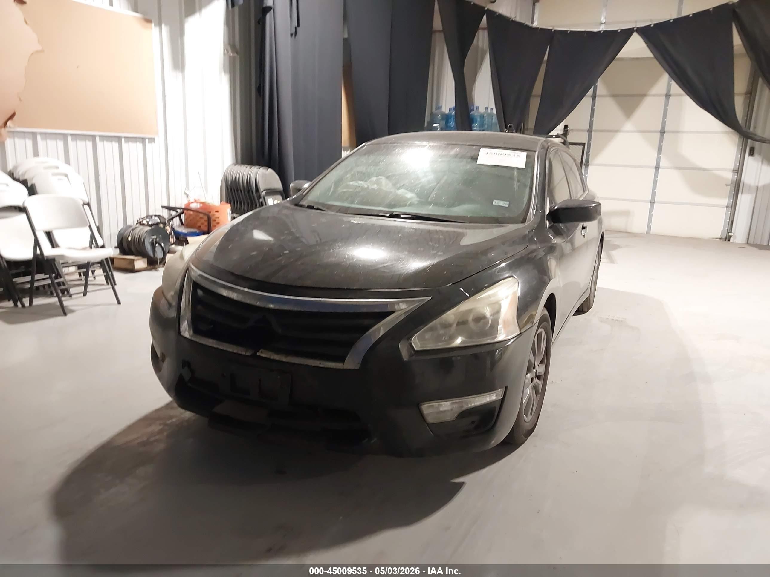 2015 Nissan Altima 2.5 S Black vin: 1N4AL3APXFN897502