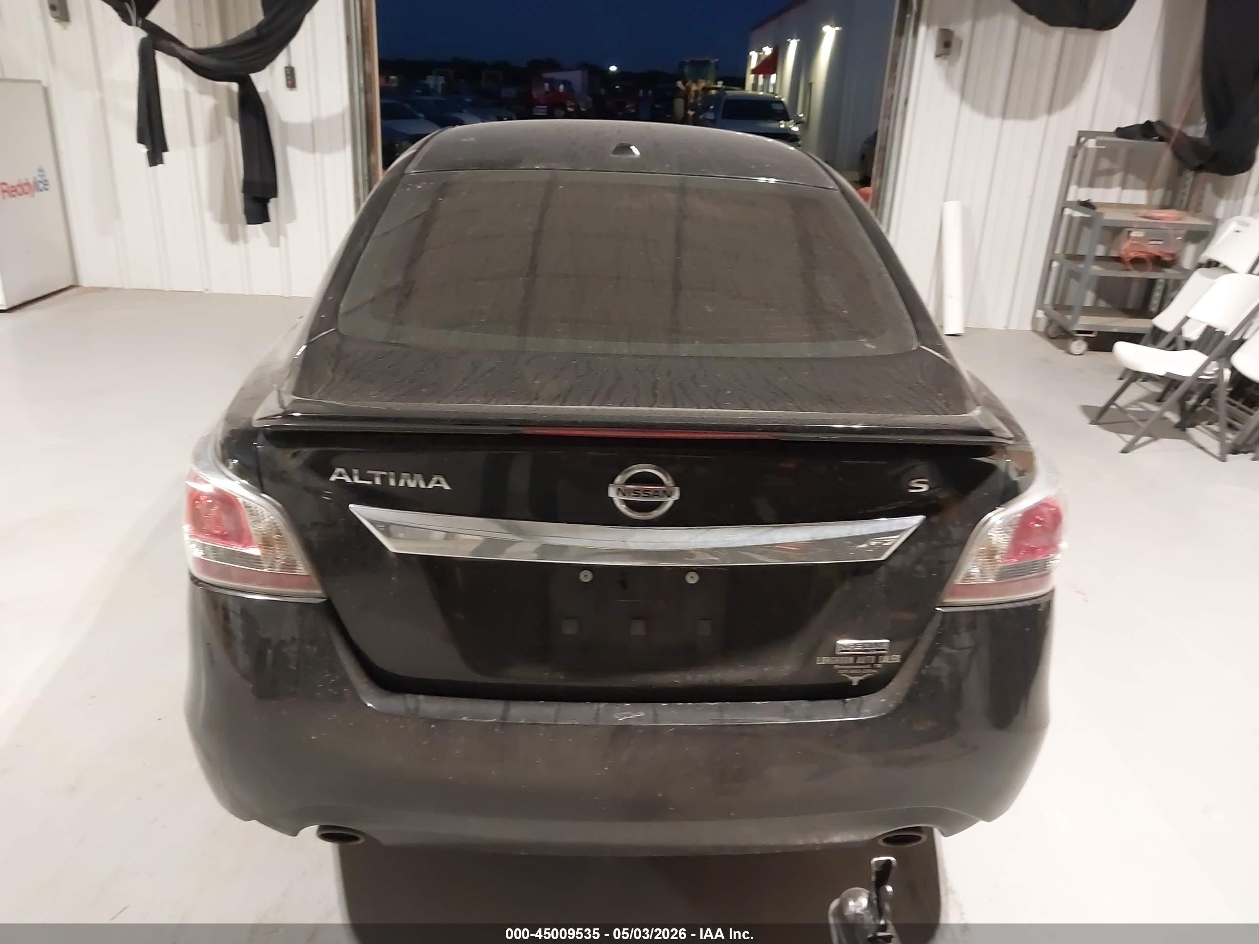2015 Nissan Altima 2.5 S Black vin: 1N4AL3APXFN897502