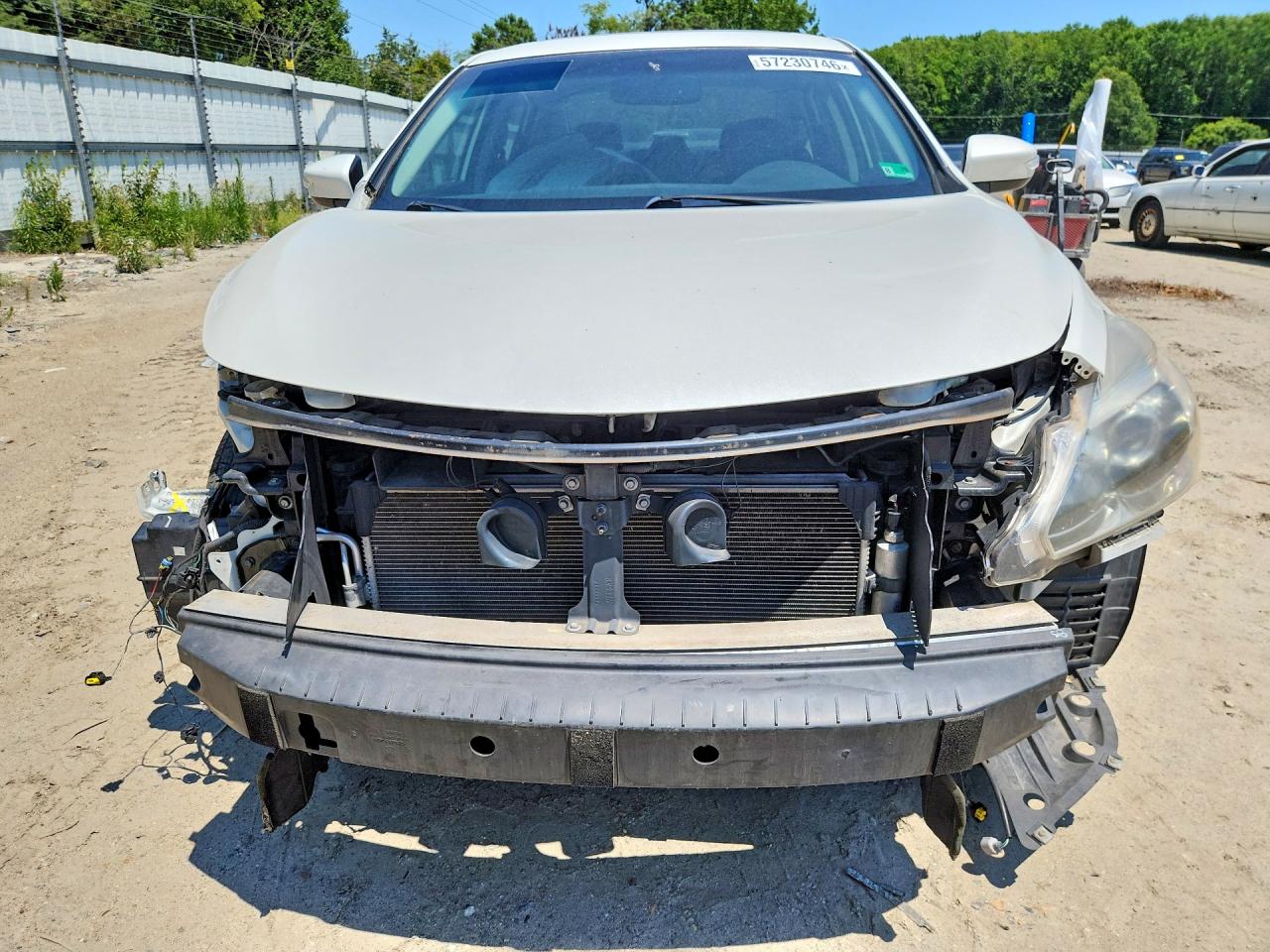 2015 Nissan Altima 2.5 Sl White vin: 1N4AL3APXFN898133