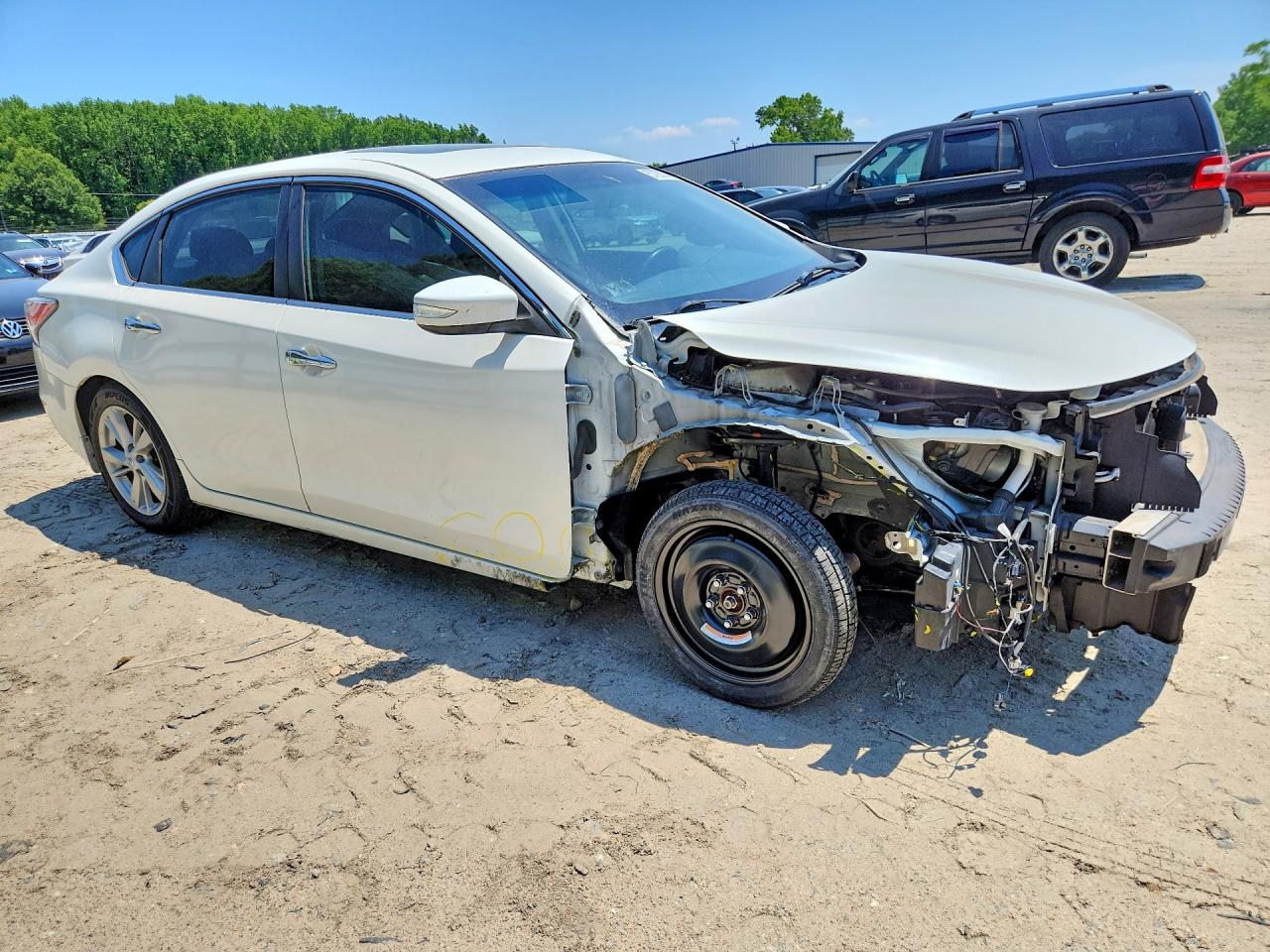 2015 Nissan Altima 2.5 Sl White vin: 1N4AL3APXFN898133