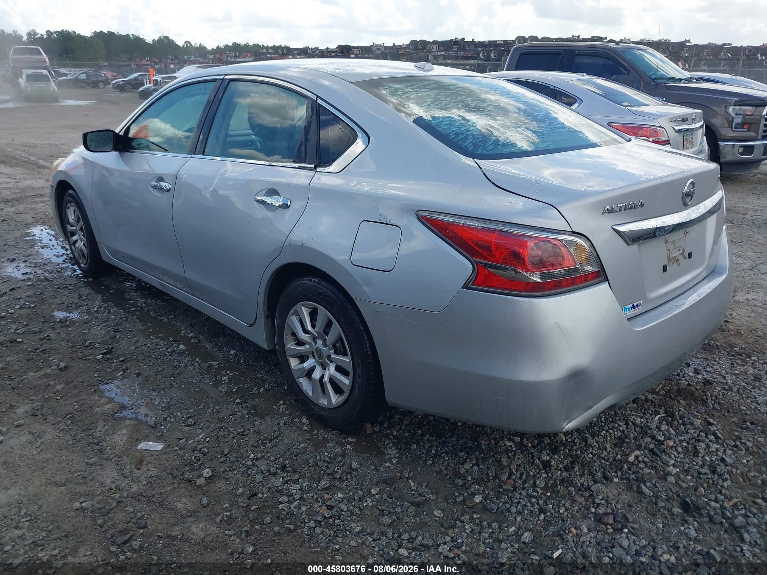 2015 Nissan Altima 2.5/2.5 S/2.5 Sl/2.5 Sv Silver vin: 1N4AL3APXFN898262