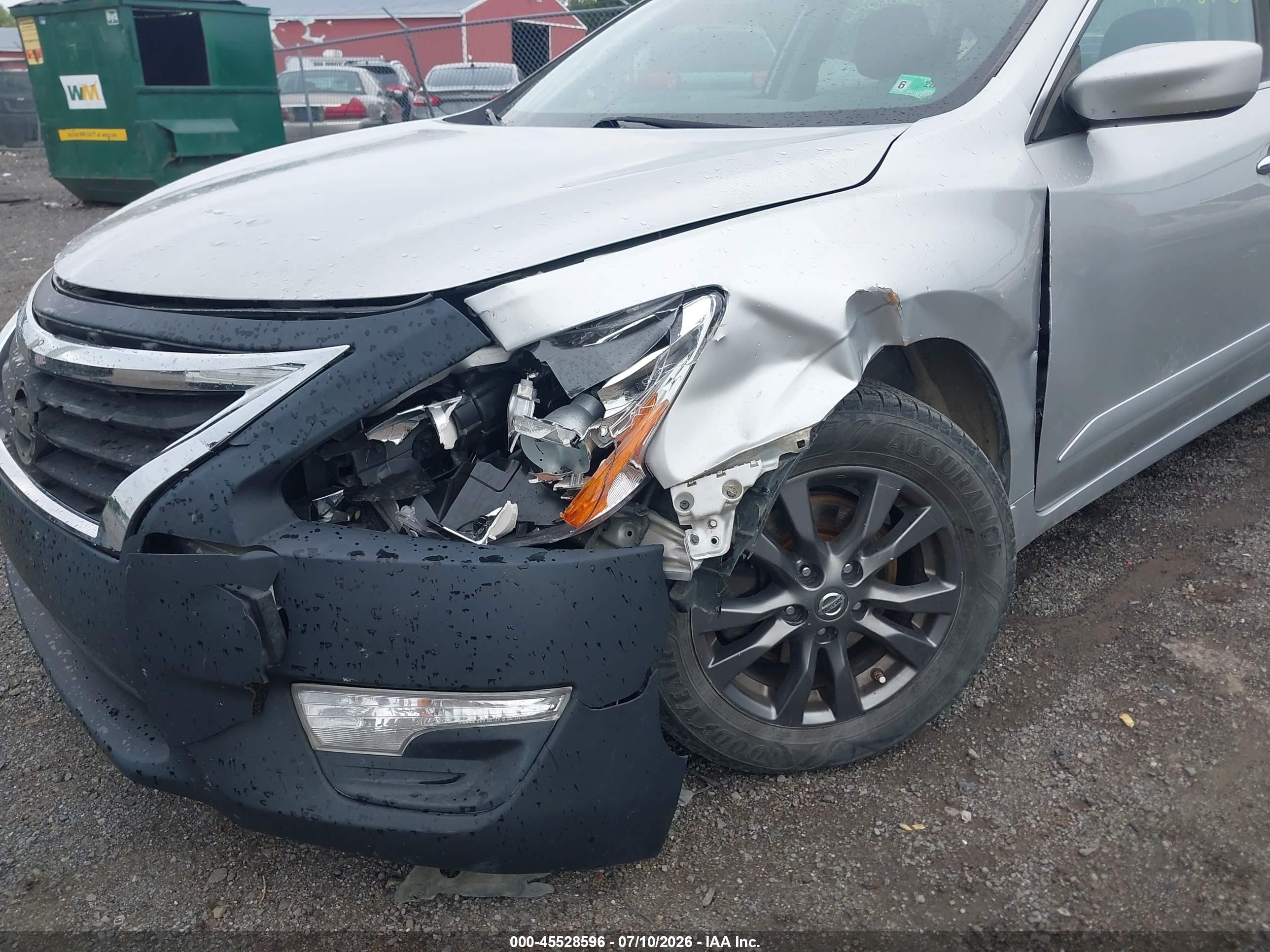2015 Nissan Altima 2.5 S Silver vin: 1N4AL3APXFN901693