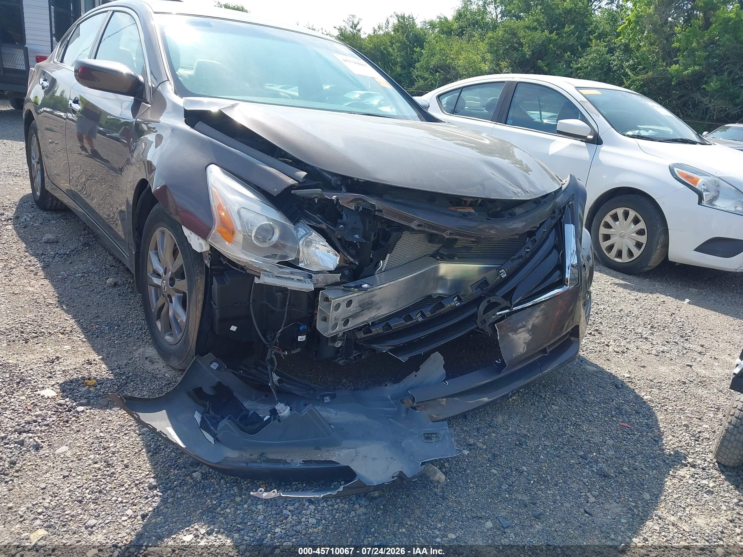 2015 Nissan Altima 2.5 S Gray vin: 1N4AL3APXFN905789