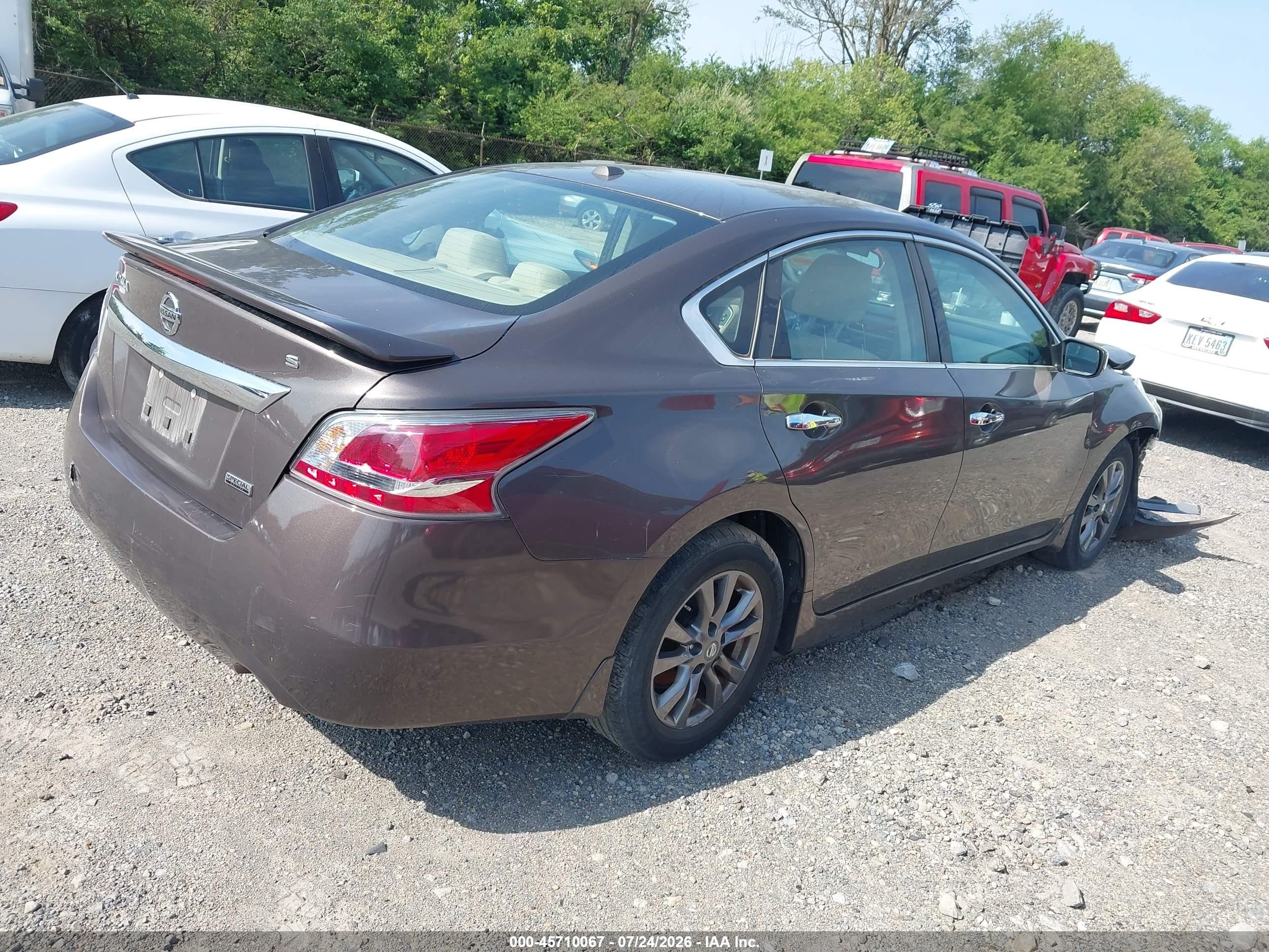 2015 Nissan Altima 2.5 S Gray vin: 1N4AL3APXFN905789
