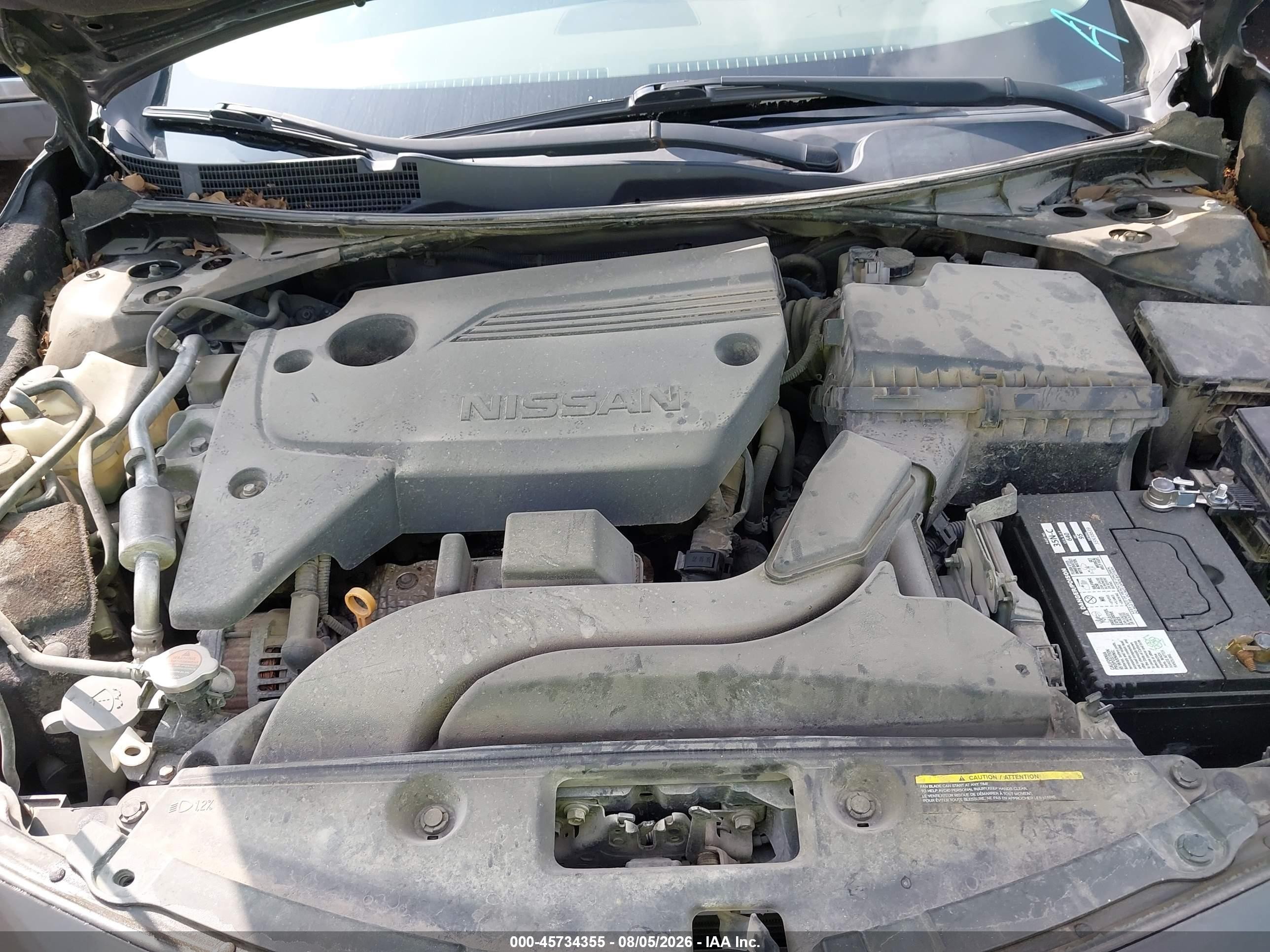 2015 Nissan Altima 2.5/2.5 S/2.5 Sl/2.5 Sv Gray vin: 1N4AL3APXFN916579