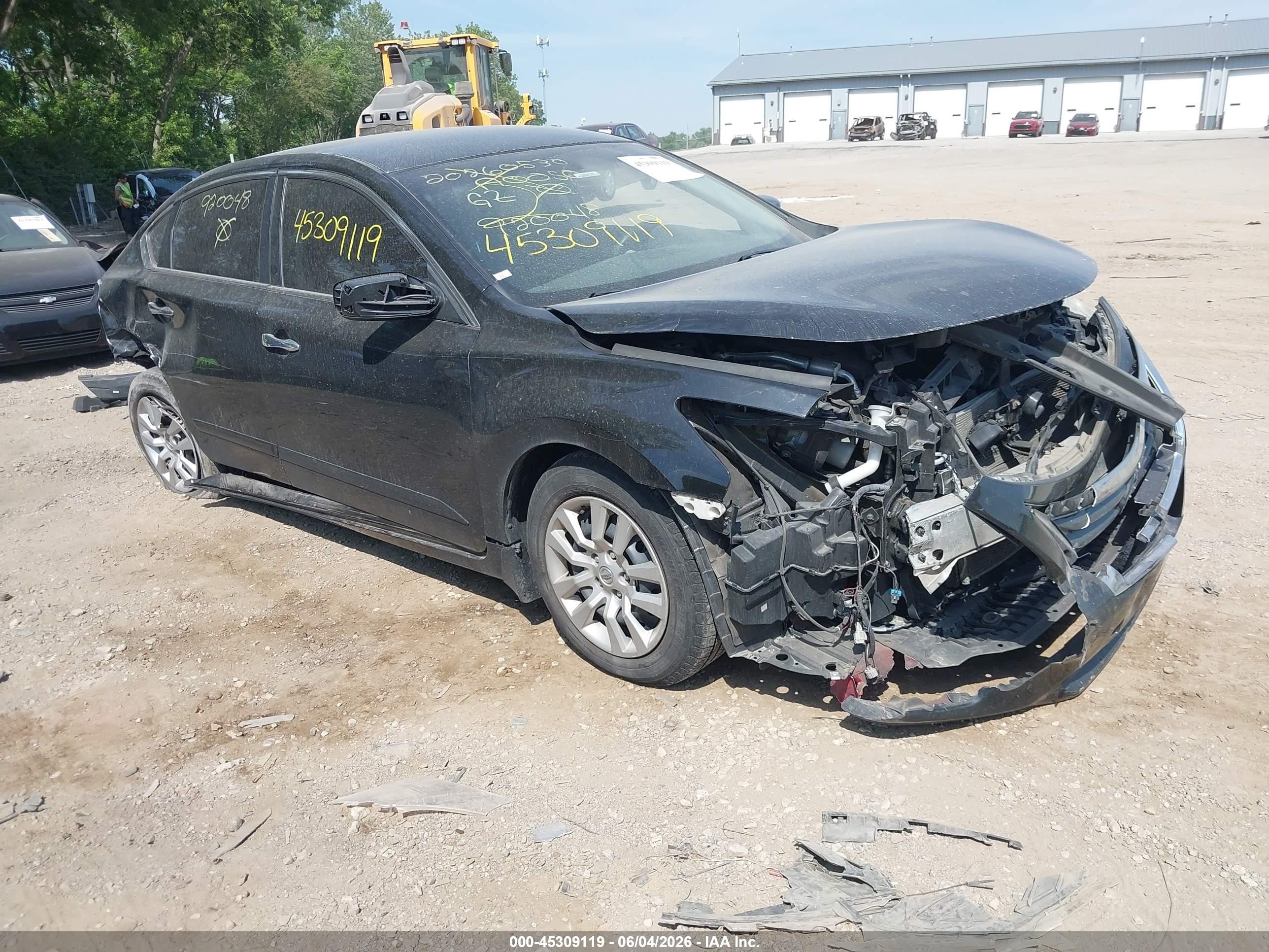 2015 Nissan Altima 2.5 S Black vin: 1N4AL3APXFN920048