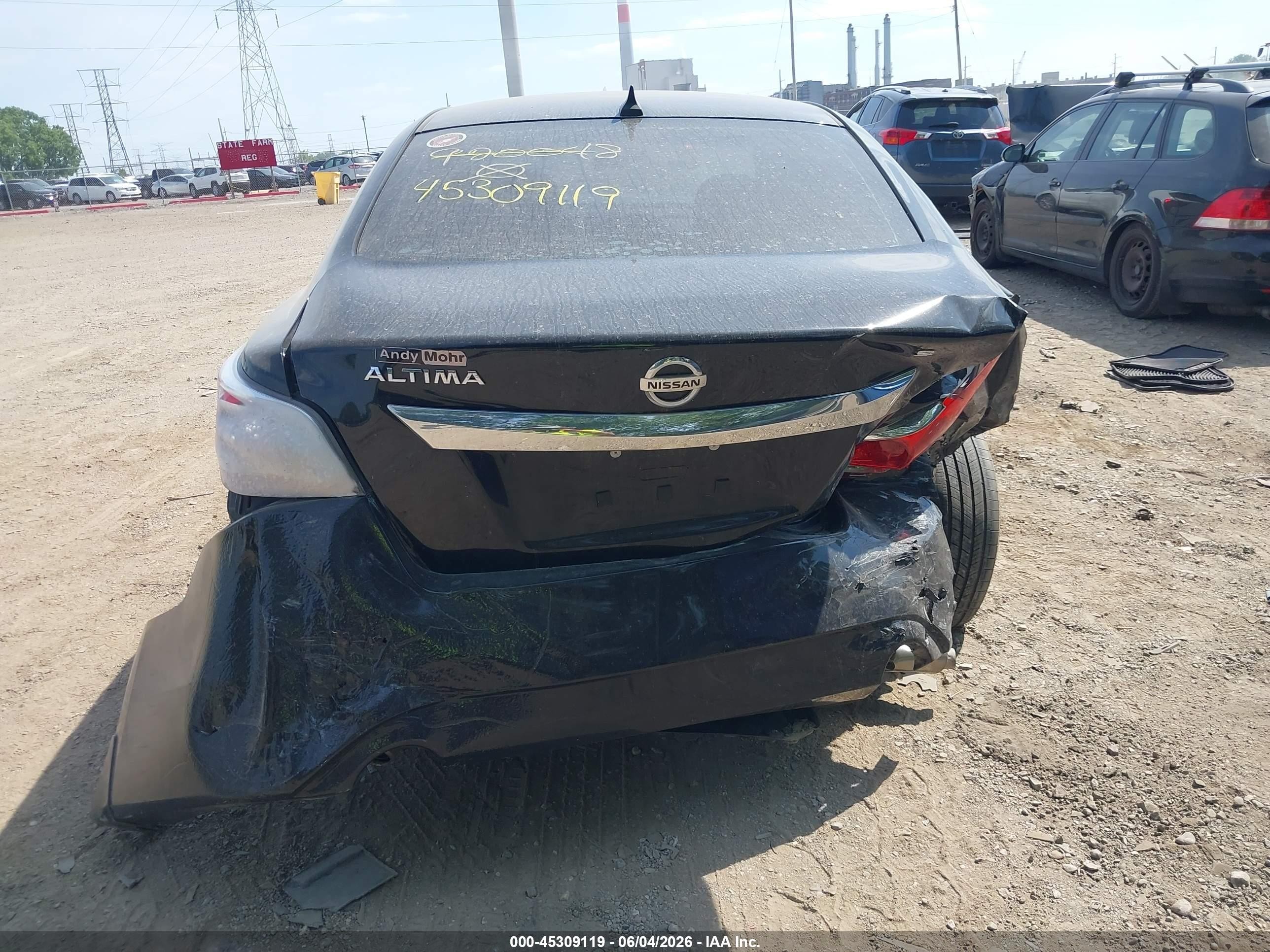 2015 Nissan Altima 2.5 S Black vin: 1N4AL3APXFN920048
