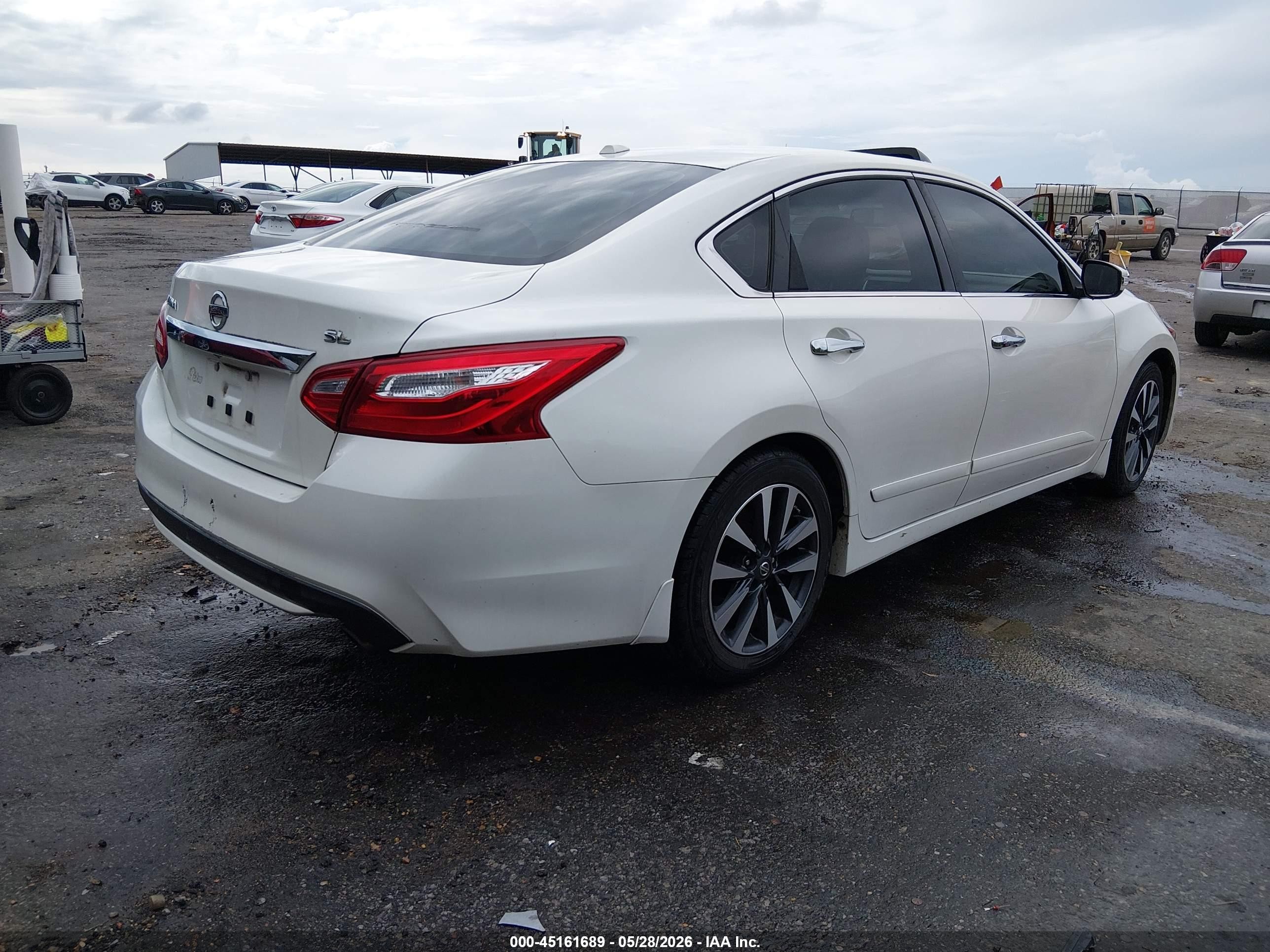 2016 Nissan Altima 2.5 Sl White vin: 1N4AL3APXGC201685