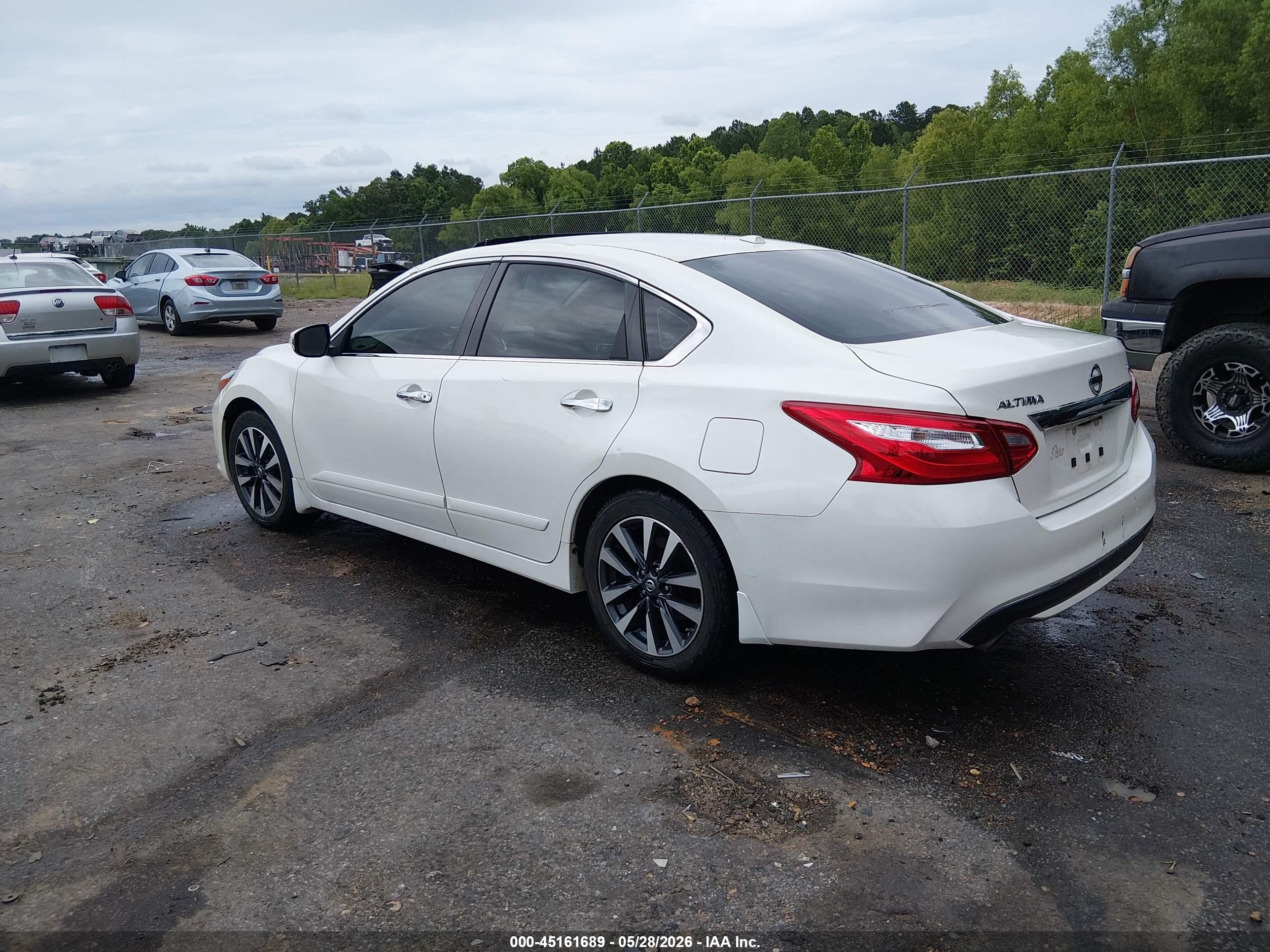 2016 Nissan Altima 2.5 Sl White vin: 1N4AL3APXGC201685