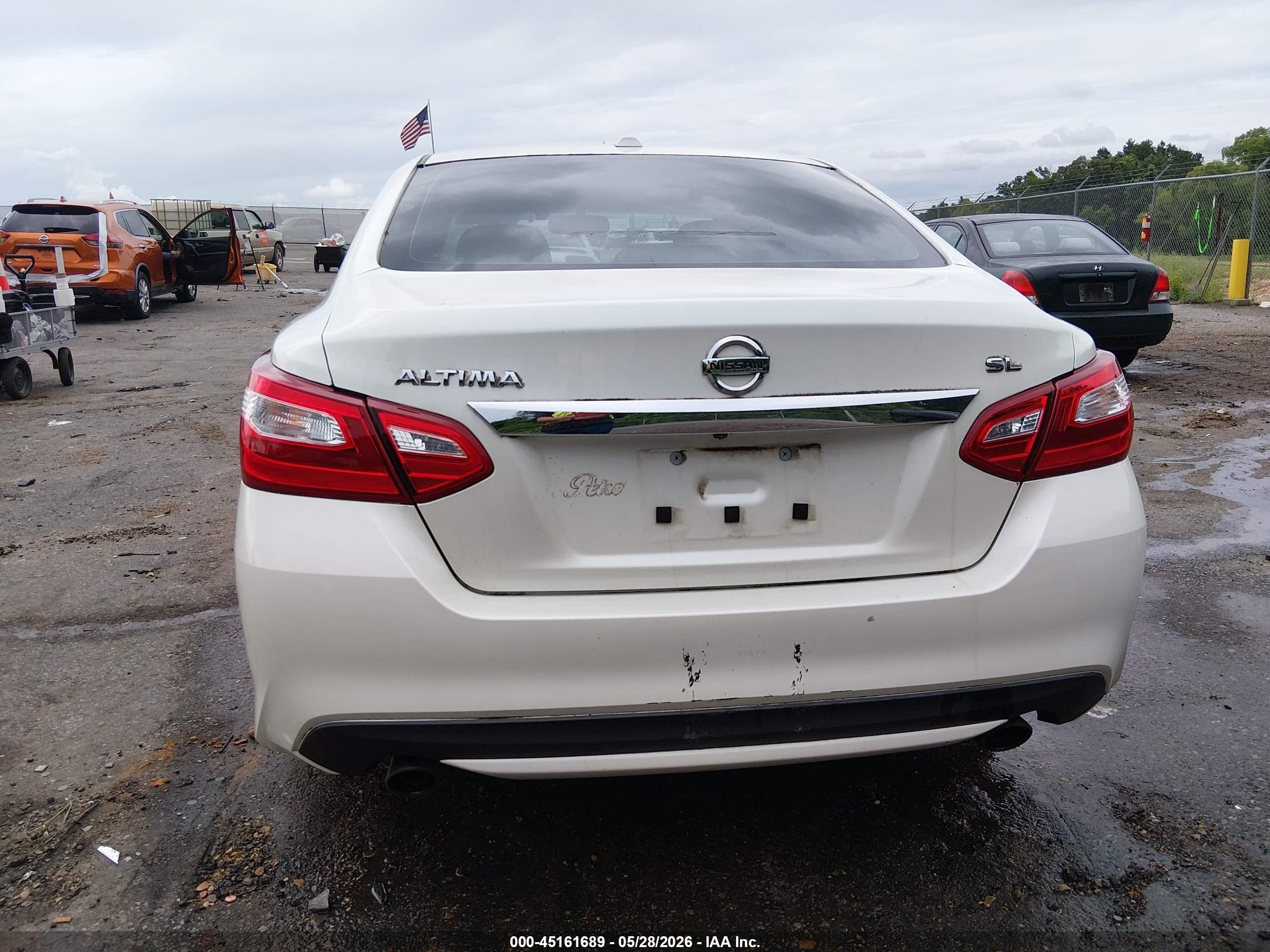 2016 Nissan Altima 2.5 Sl White vin: 1N4AL3APXGC201685