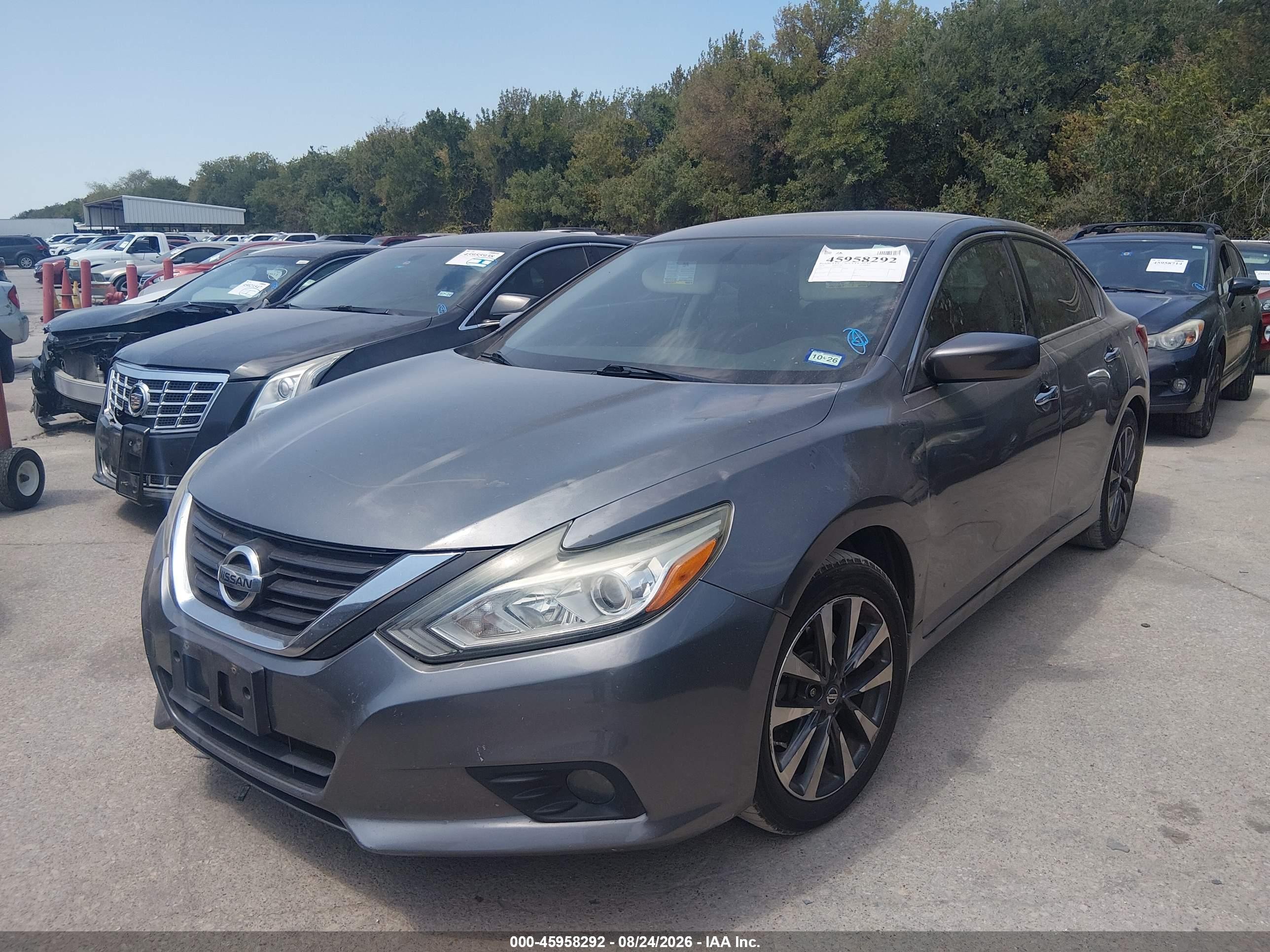 2016 Nissan Altima 2.5 Sv Gray vin: 1N4AL3APXGC240311