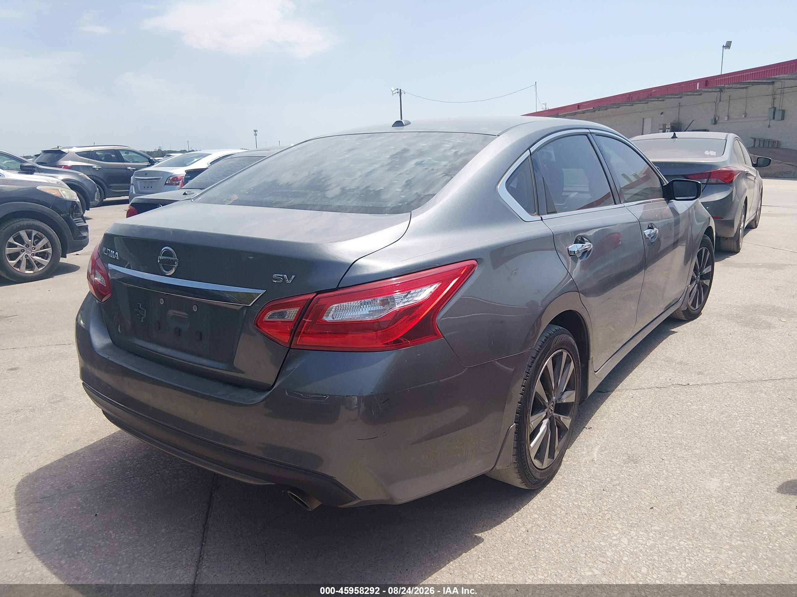 2016 Nissan Altima 2.5 Sv Gray vin: 1N4AL3APXGC240311
