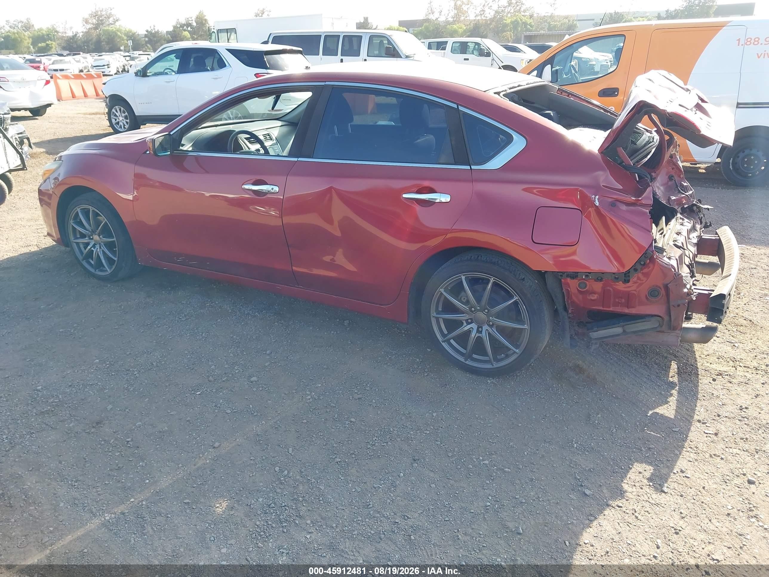 2016 Nissan Altima 2.5 S Burgundy vin: 1N4AL3APXGN356869