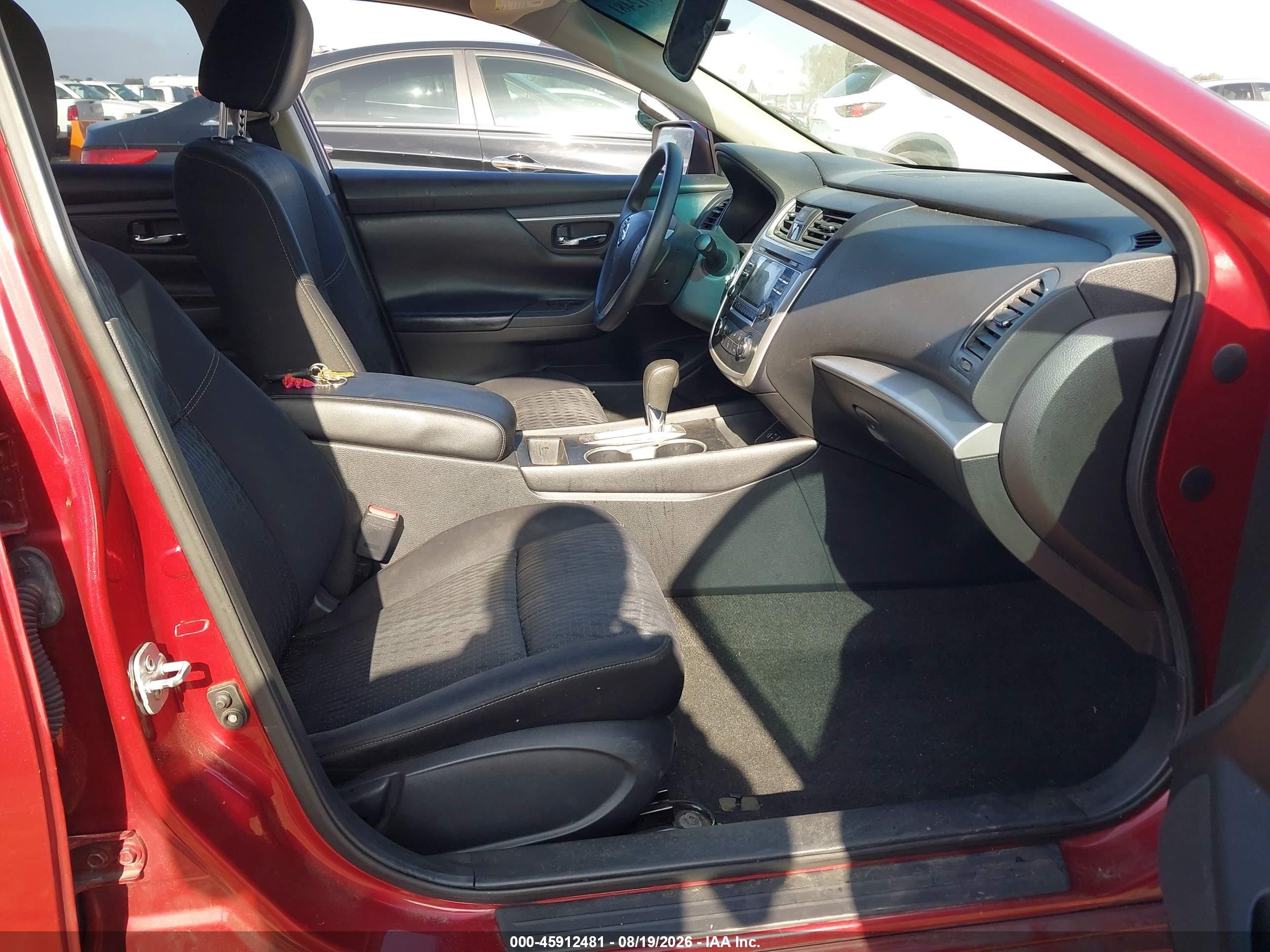 2016 Nissan Altima 2.5 S Burgundy vin: 1N4AL3APXGN356869