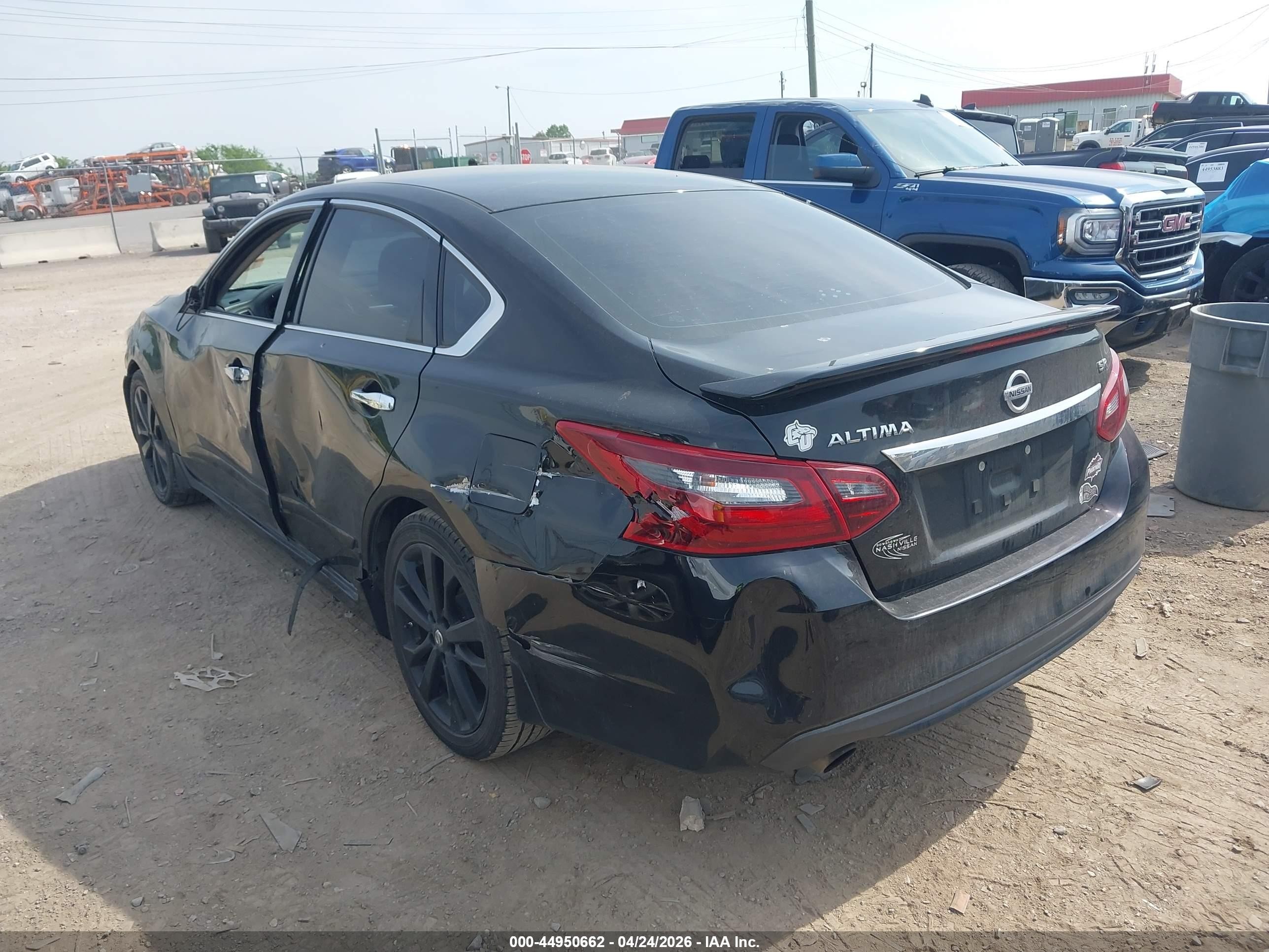 2017 Nissan Altima 2.5 Sr Черный vin: 1N4AL3APXHC174859