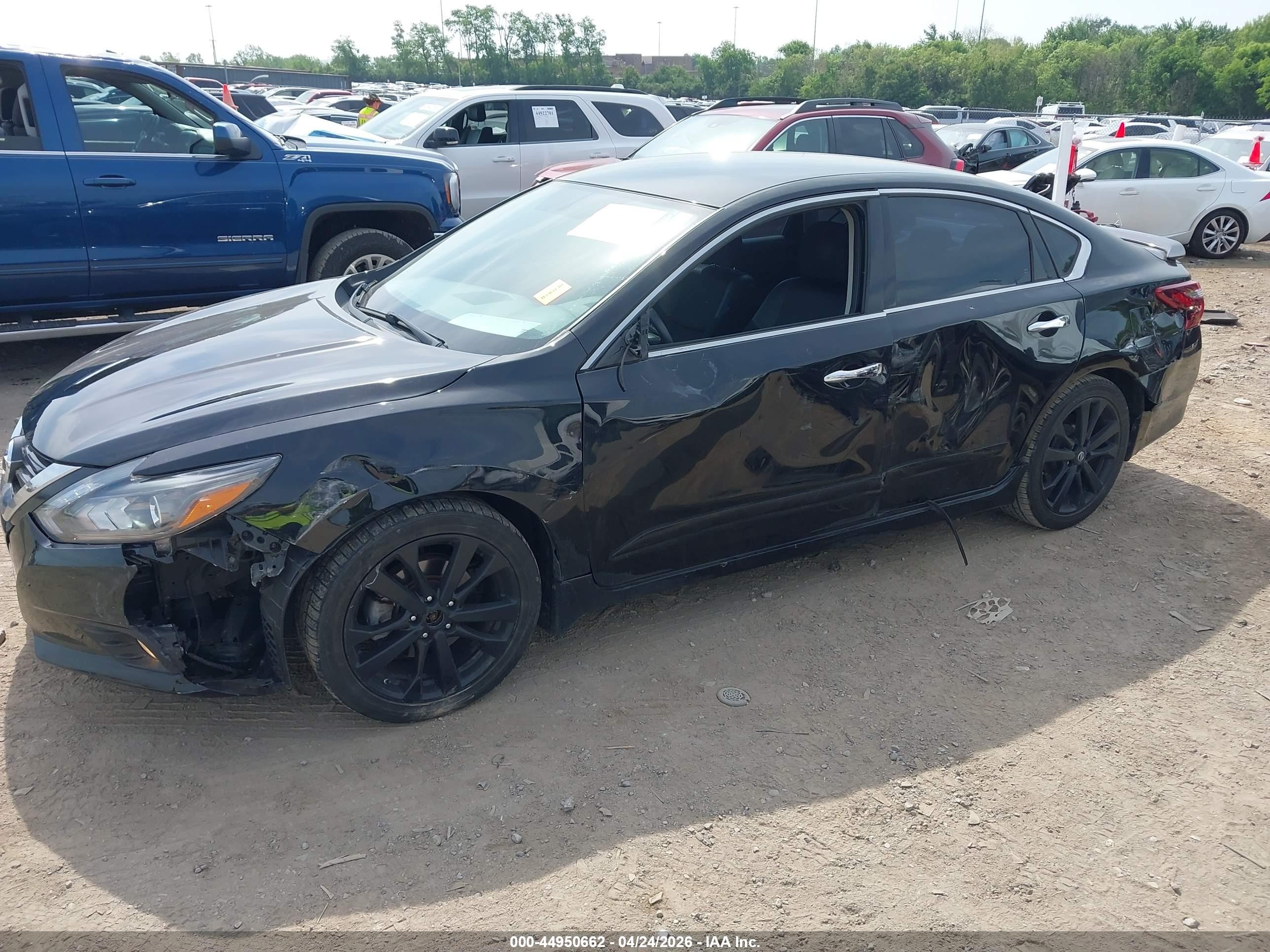 2017 Nissan Altima 2.5 Sr Черный vin: 1N4AL3APXHC174859