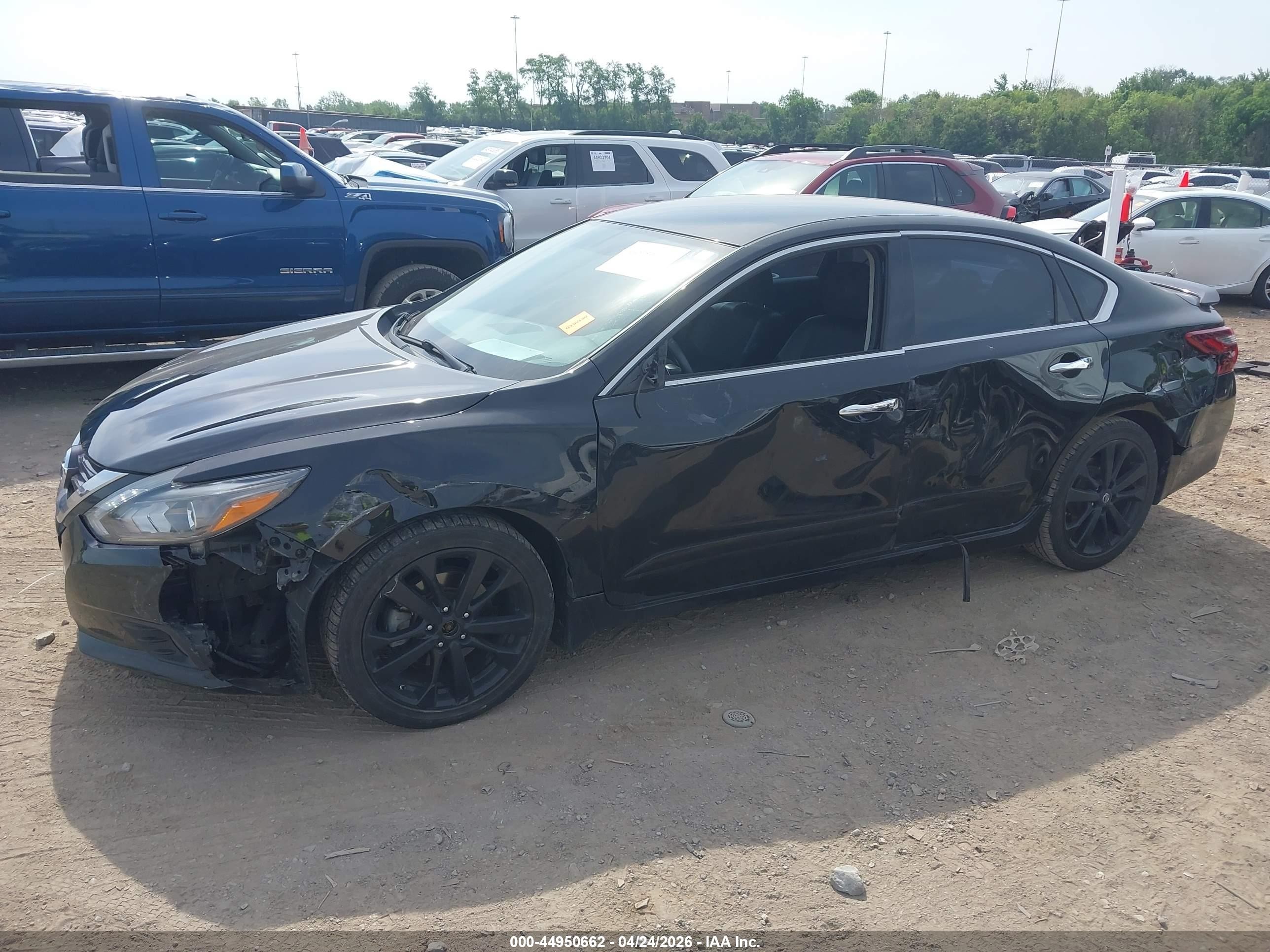 2017 Nissan Altima 2.5 Sr Черный vin: 1N4AL3APXHC174859