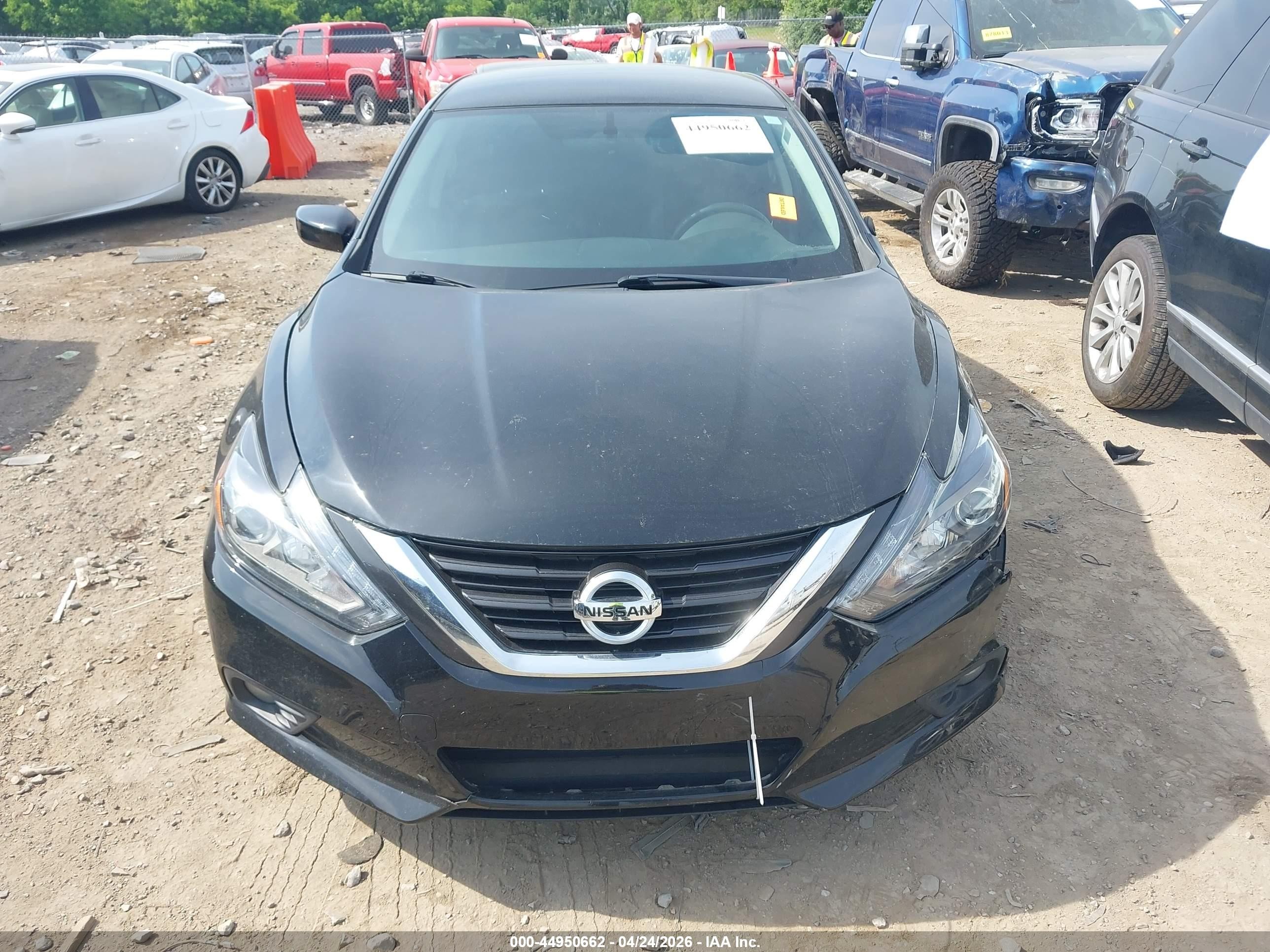 2017 Nissan Altima 2.5 Sr Черный vin: 1N4AL3APXHC174859