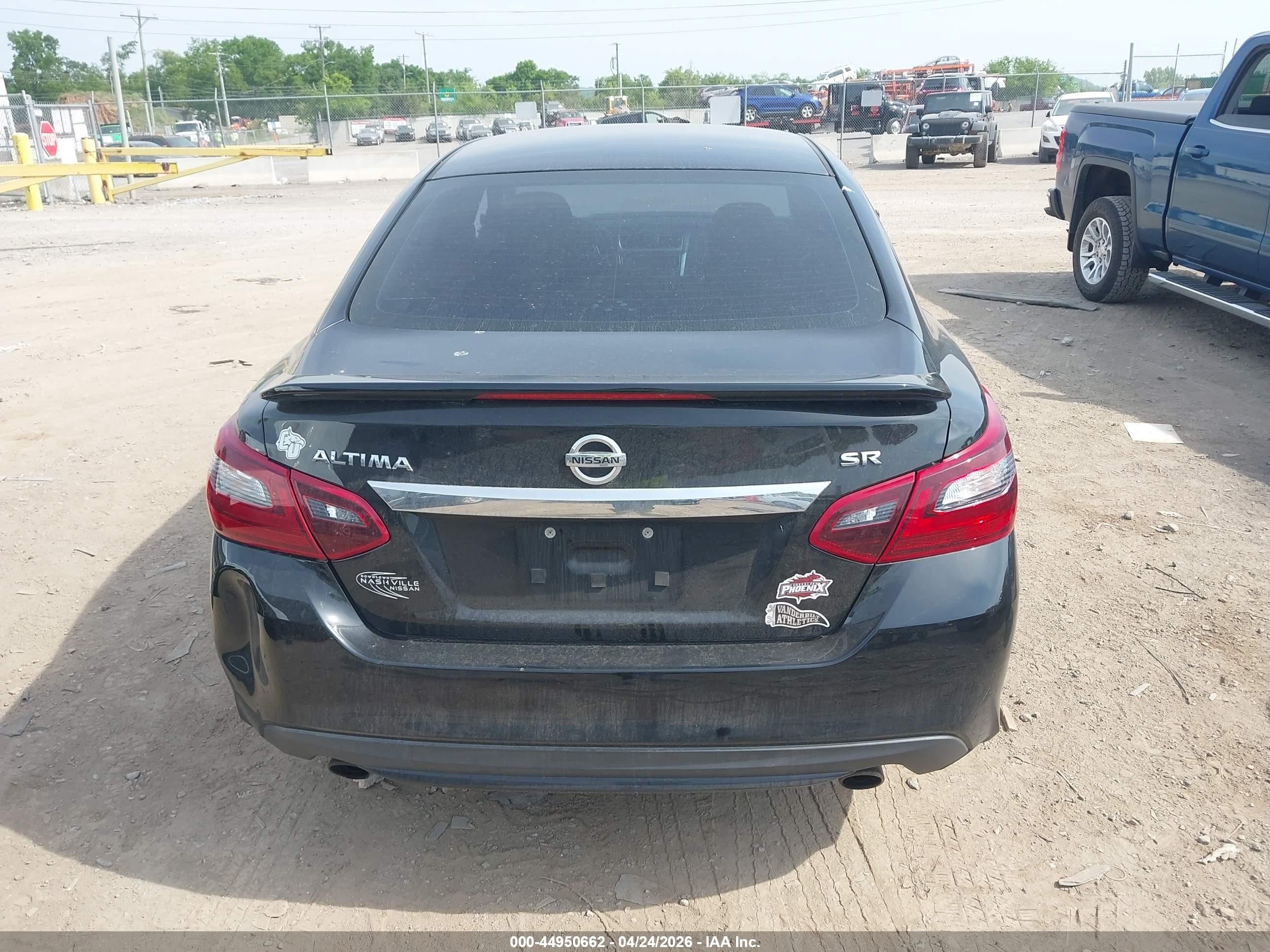 2017 Nissan Altima 2.5 Sr Черный vin: 1N4AL3APXHC174859