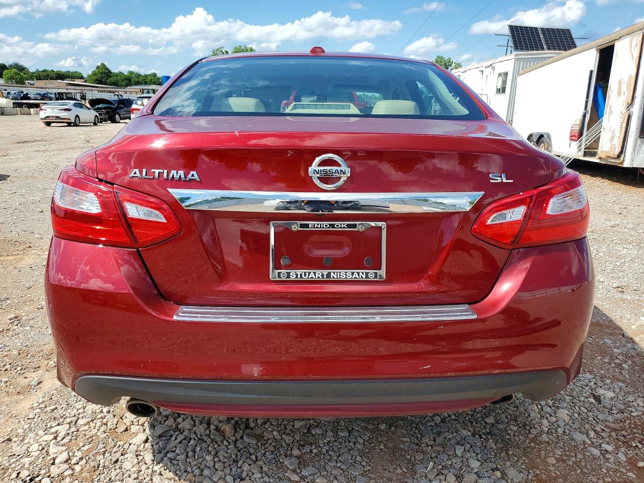 2017 Nissan Altima 2.5 Sl Red vin: 1N4AL3APXHC241184