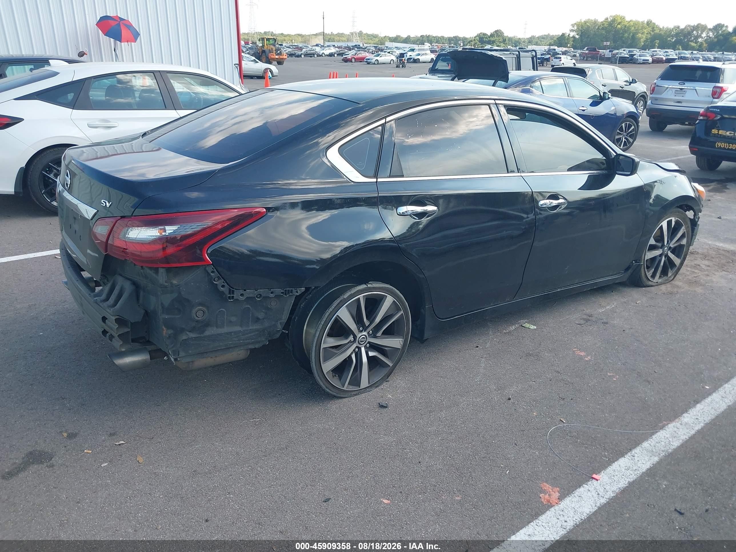 2017 Nissan Altima 2.5 Sr Черный vin: 1N4AL3APXHC496272