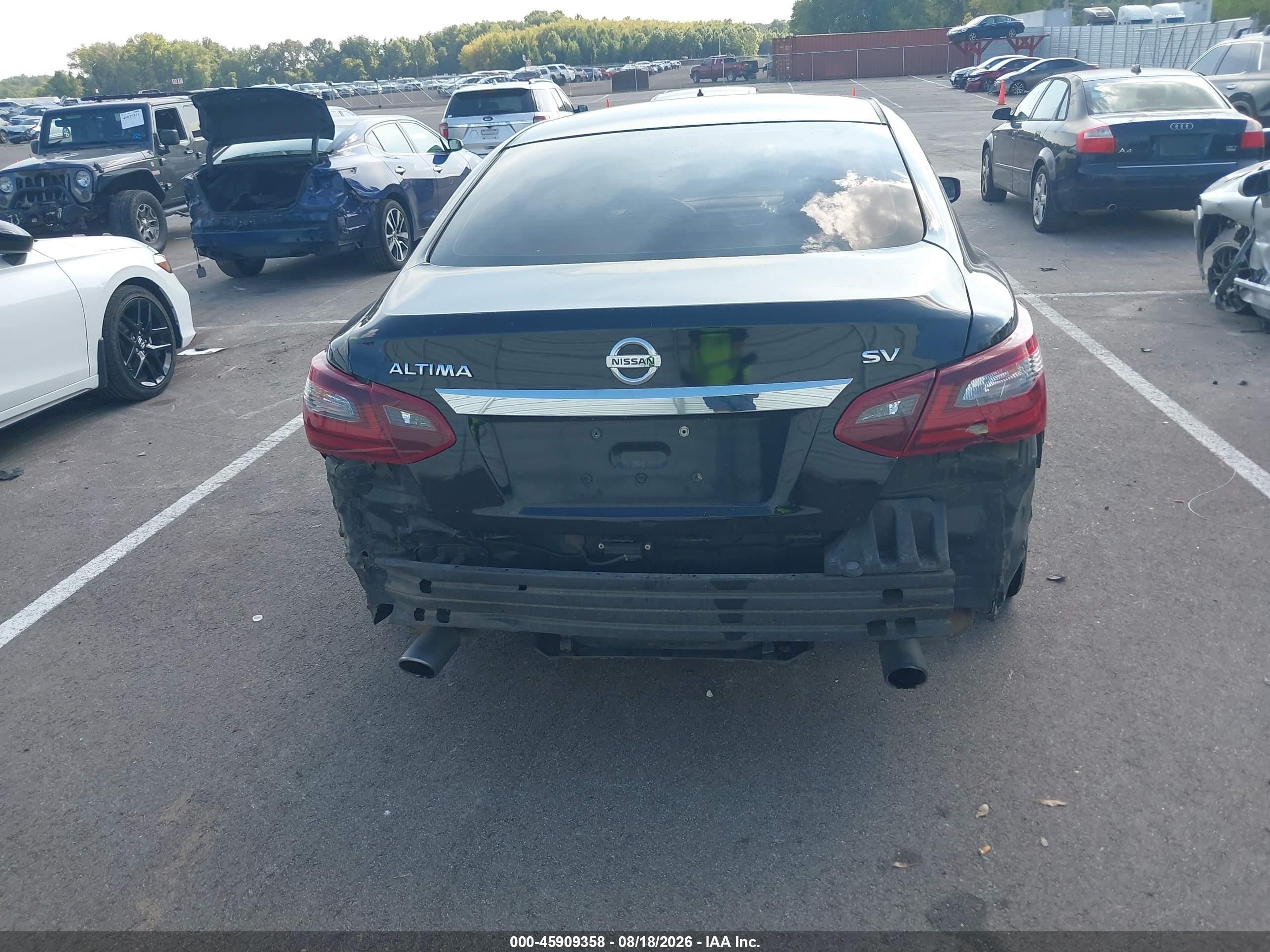 2017 Nissan Altima 2.5 Sr Черный vin: 1N4AL3APXHC496272