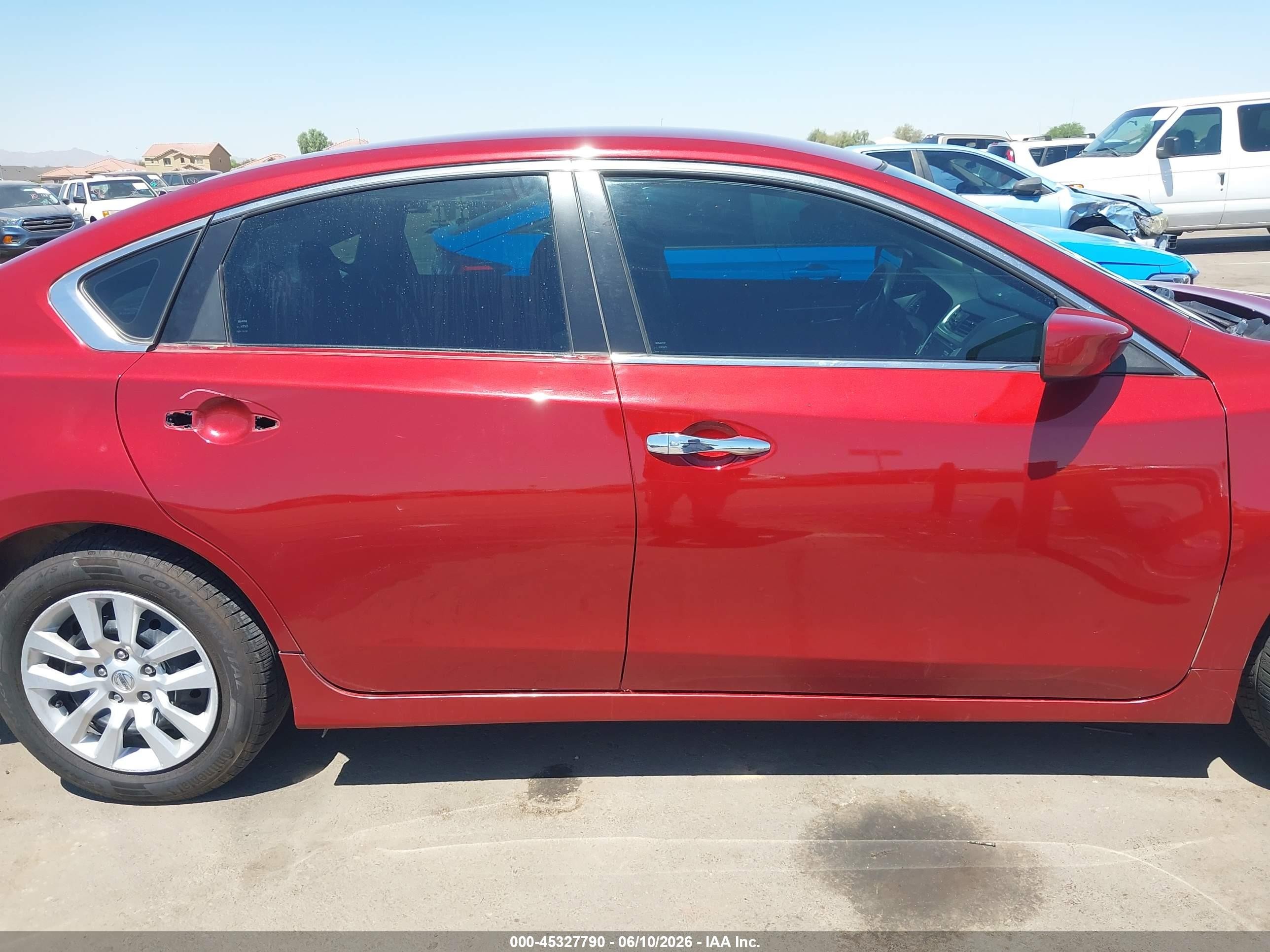 2017 Nissan Altima 2.5 S Red vin: 1N4AL3APXHN306314