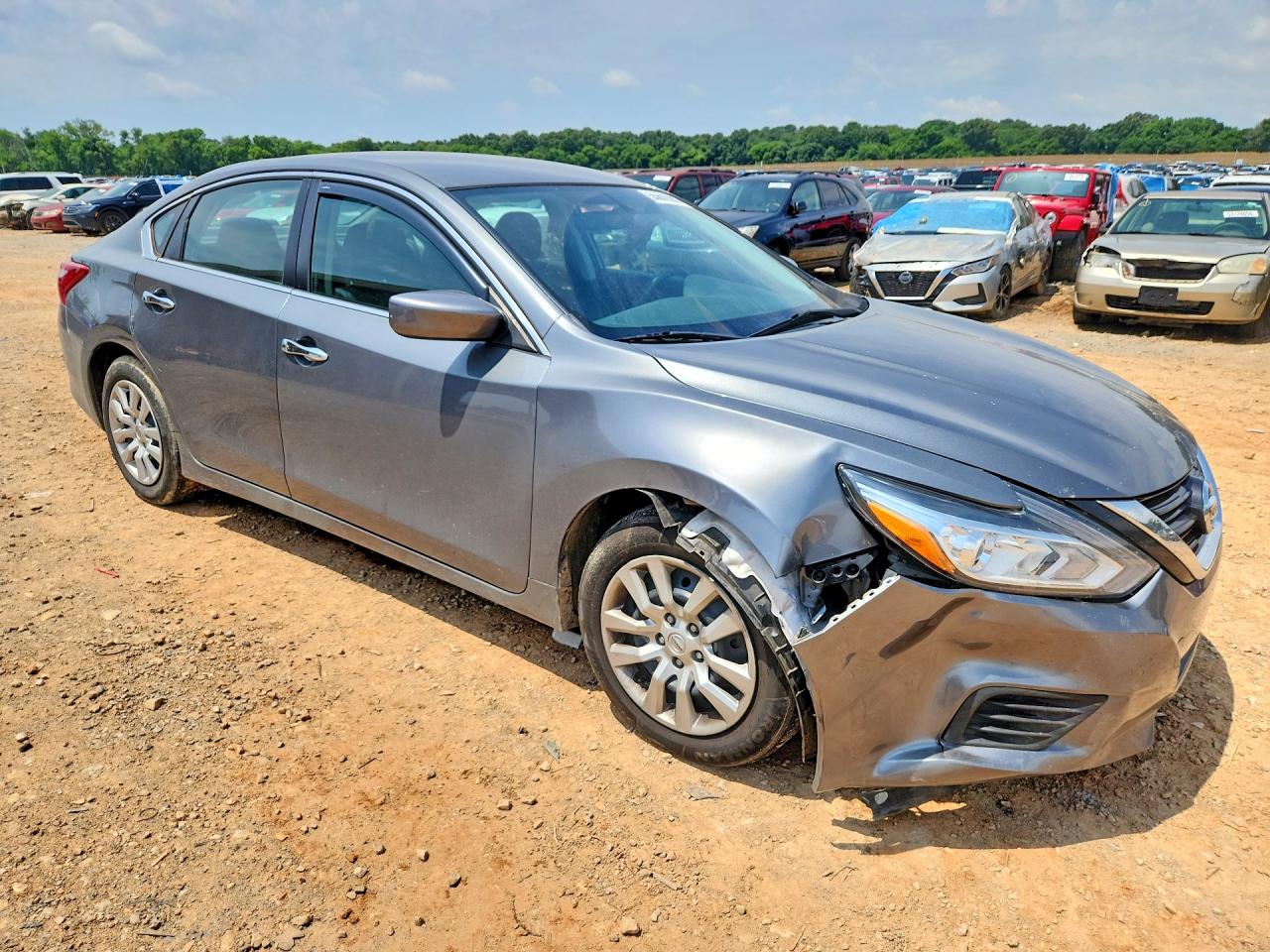 2017 Nissan Altima 2.5 S Серый vin: 1N4AL3APXHN317572