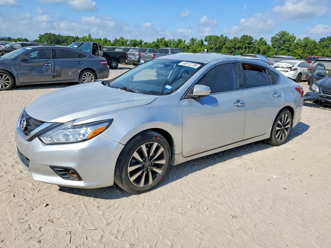 2018 Nissan Altima 2.5 Sl Silver vin: 1N4AL3APXJC140877