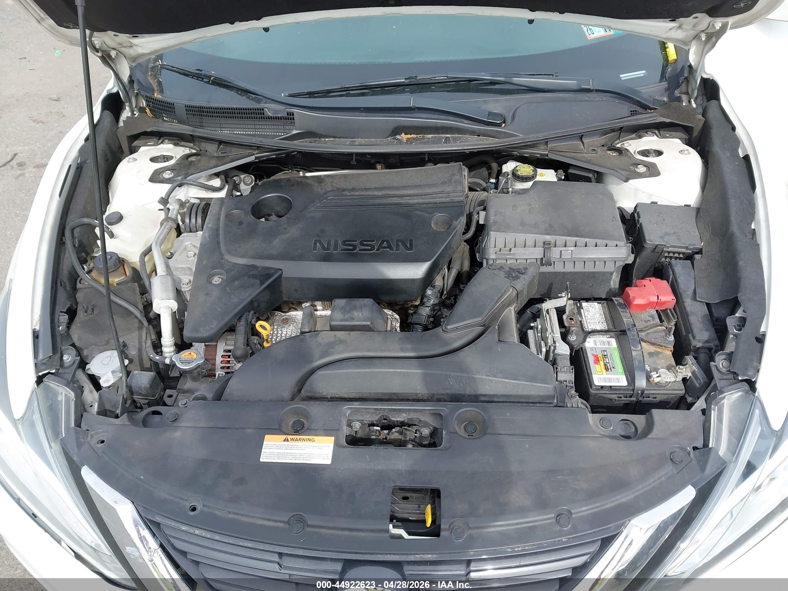 2018 Nissan Altima 2.5 Sv White vin: 1N4AL3APXJC159932