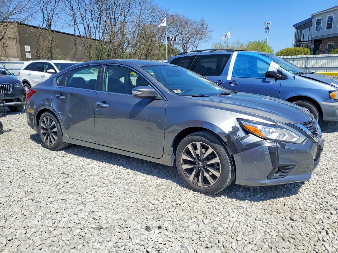 2018 Nissan Altima 2.5 Sl Gray vin: 1N4AL3APXJC173829