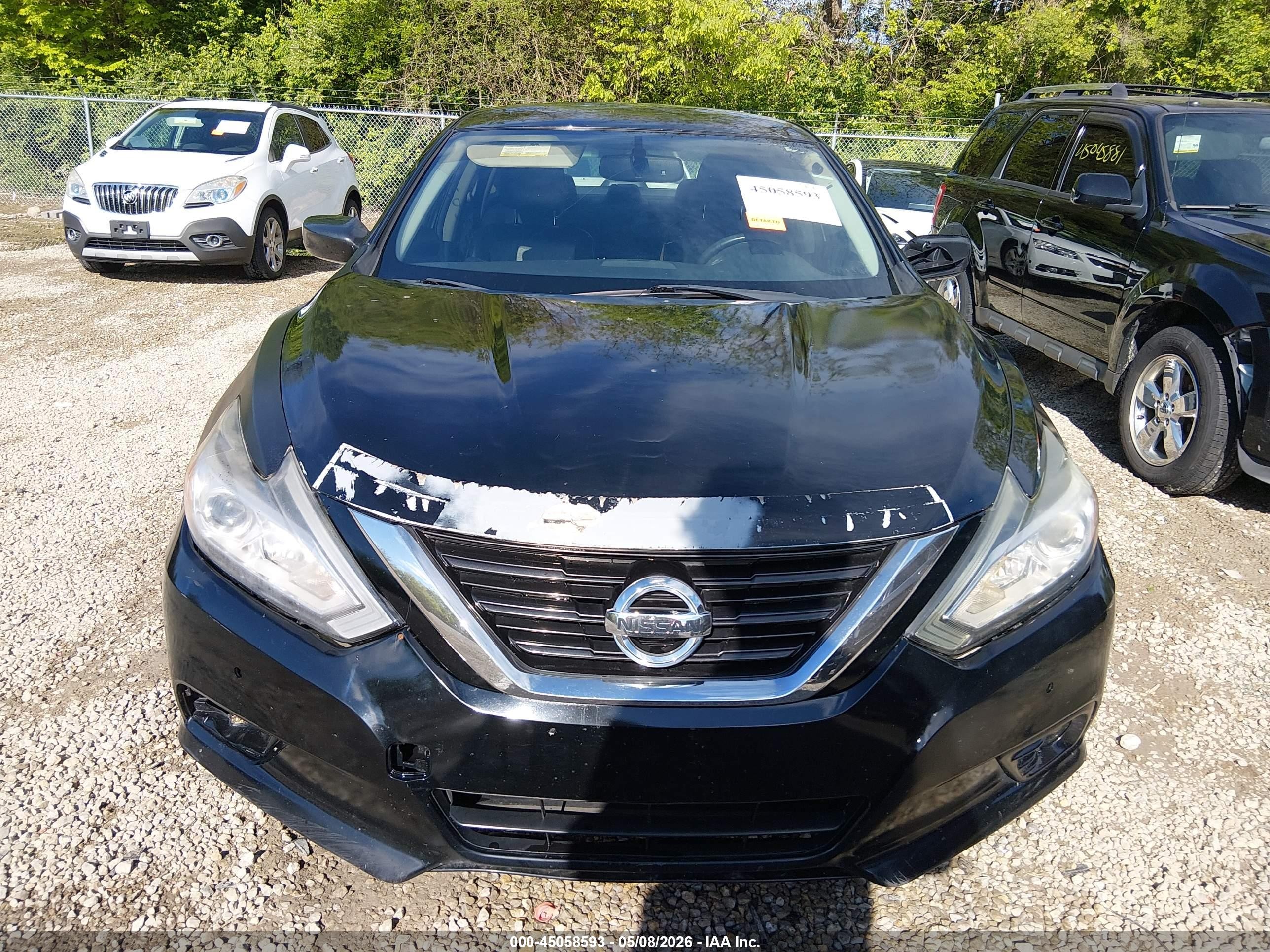 2018 Nissan Altima 2.5 Sl Черный vin: 1N4AL3APXJC182403