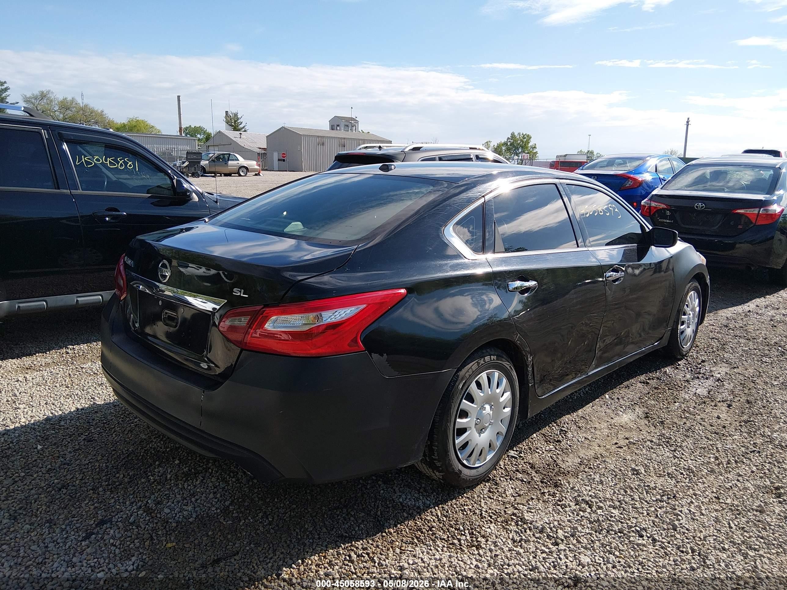 2018 Nissan Altima 2.5 Sl Черный vin: 1N4AL3APXJC182403