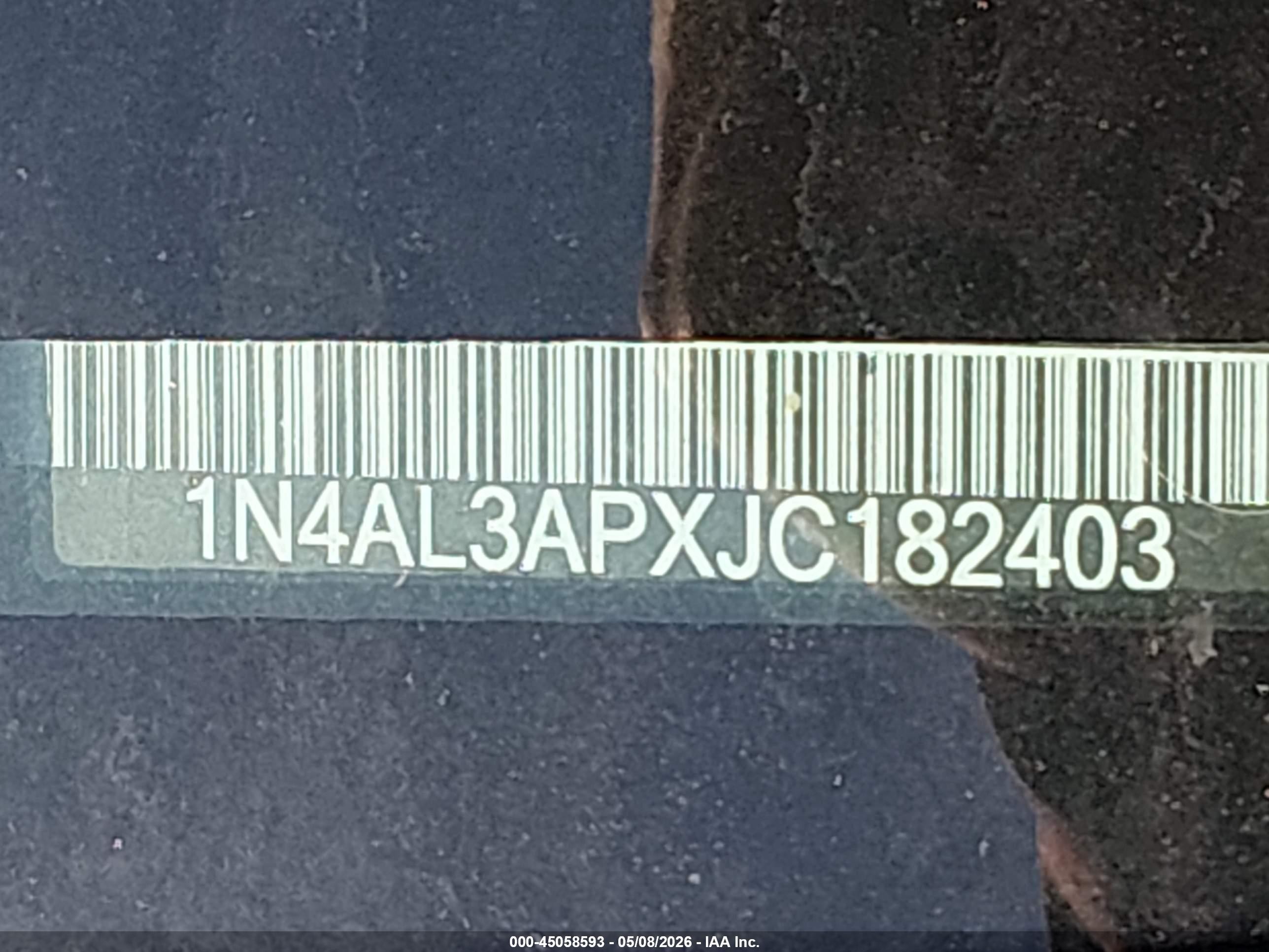 2018 Nissan Altima 2.5 Sl Черный vin: 1N4AL3APXJC182403