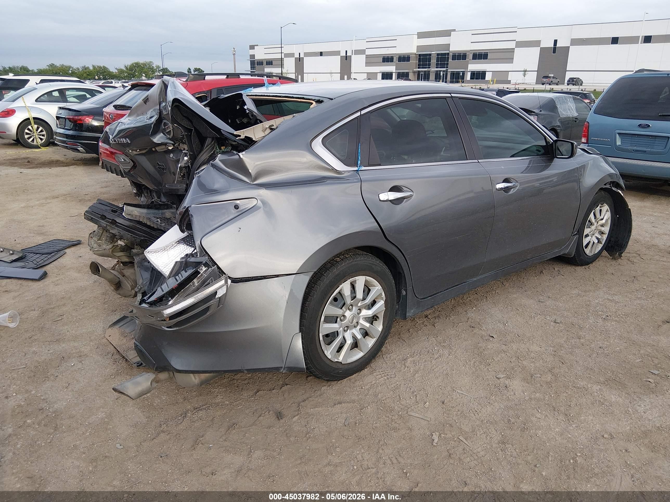 2018 Nissan Altima 2.5 S Gray vin: 1N4AL3APXJC232555