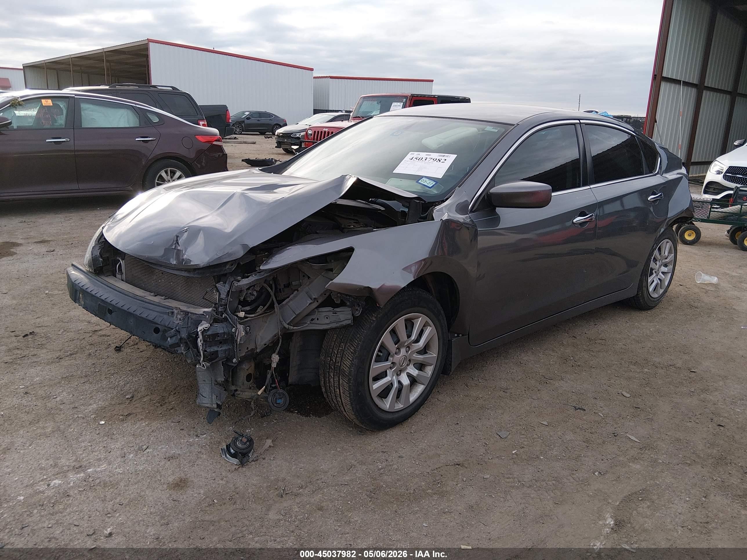 2018 Nissan Altima 2.5 S Gray vin: 1N4AL3APXJC232555