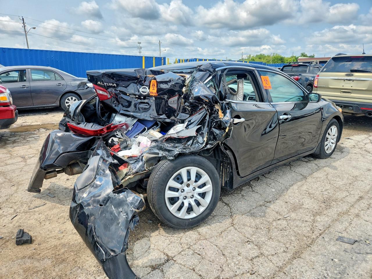 2018 Nissan Altima 2.5 S Черный vin: 1N4AL3APXJC478425