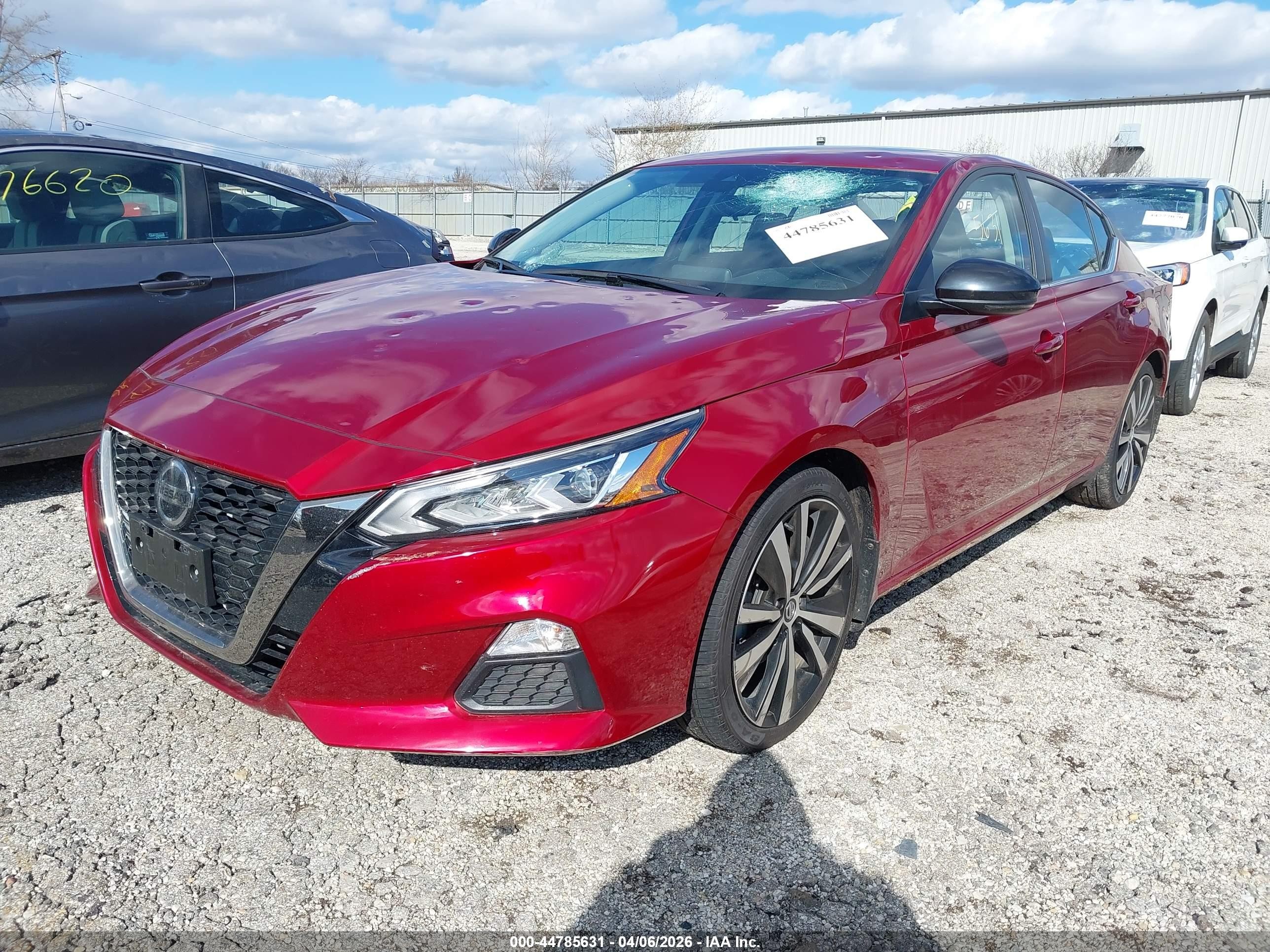 2020 Nissan Altima Sr Vc-turbo Fwd Red vin: 1N4AL4CV3LC138117