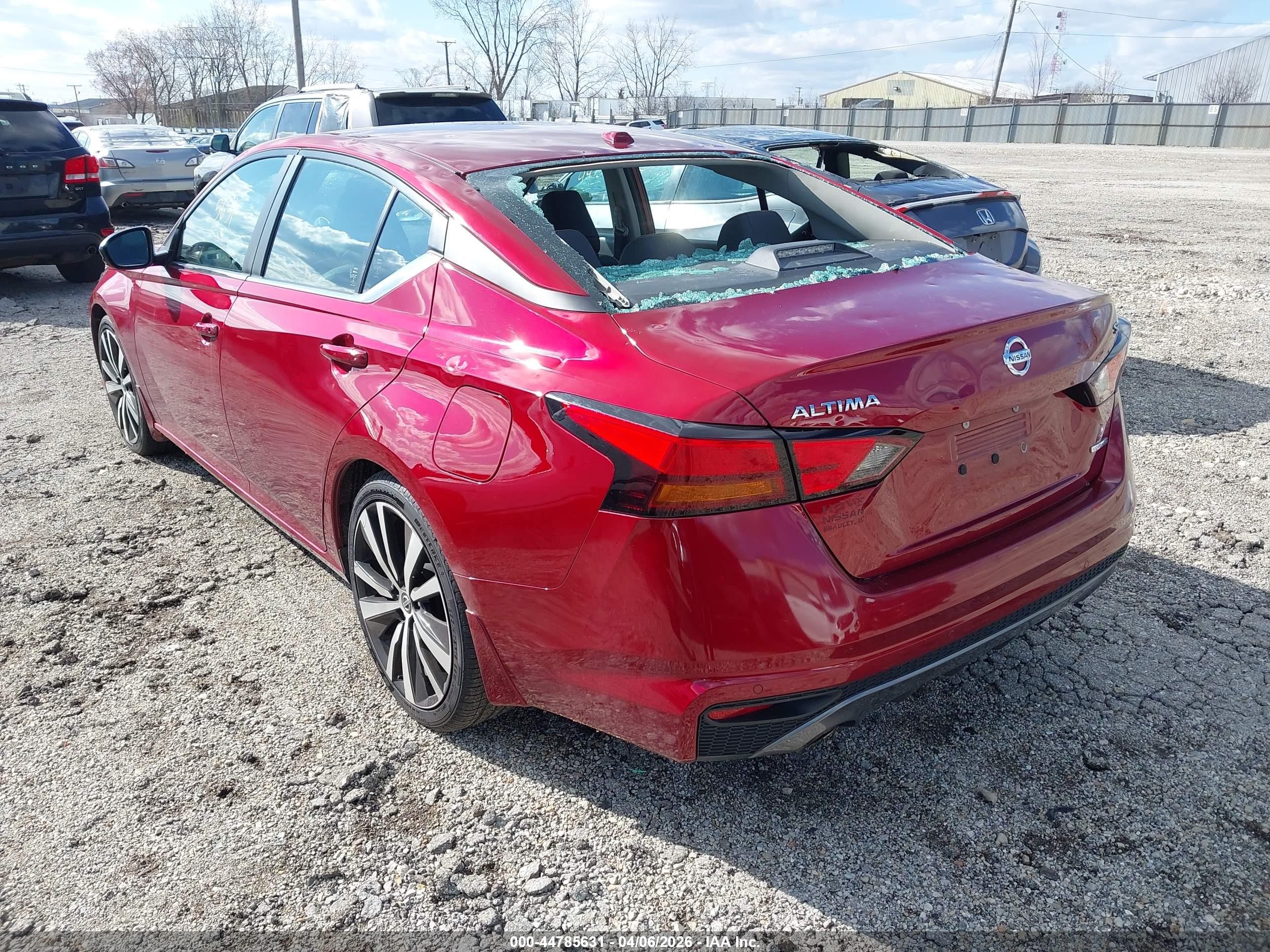 2020 Nissan Altima Sr Vc-turbo Fwd Red vin: 1N4AL4CV3LC138117