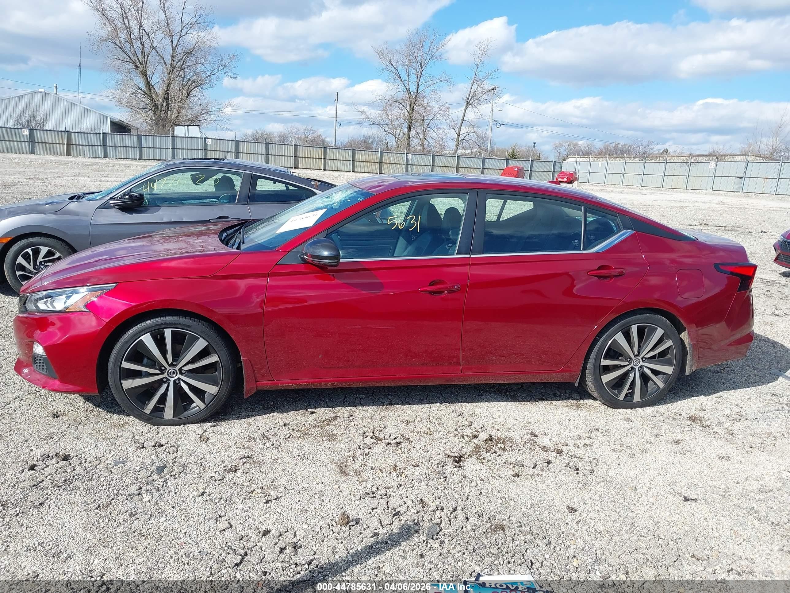 2020 Nissan Altima Sr Vc-turbo Fwd Red vin: 1N4AL4CV3LC138117