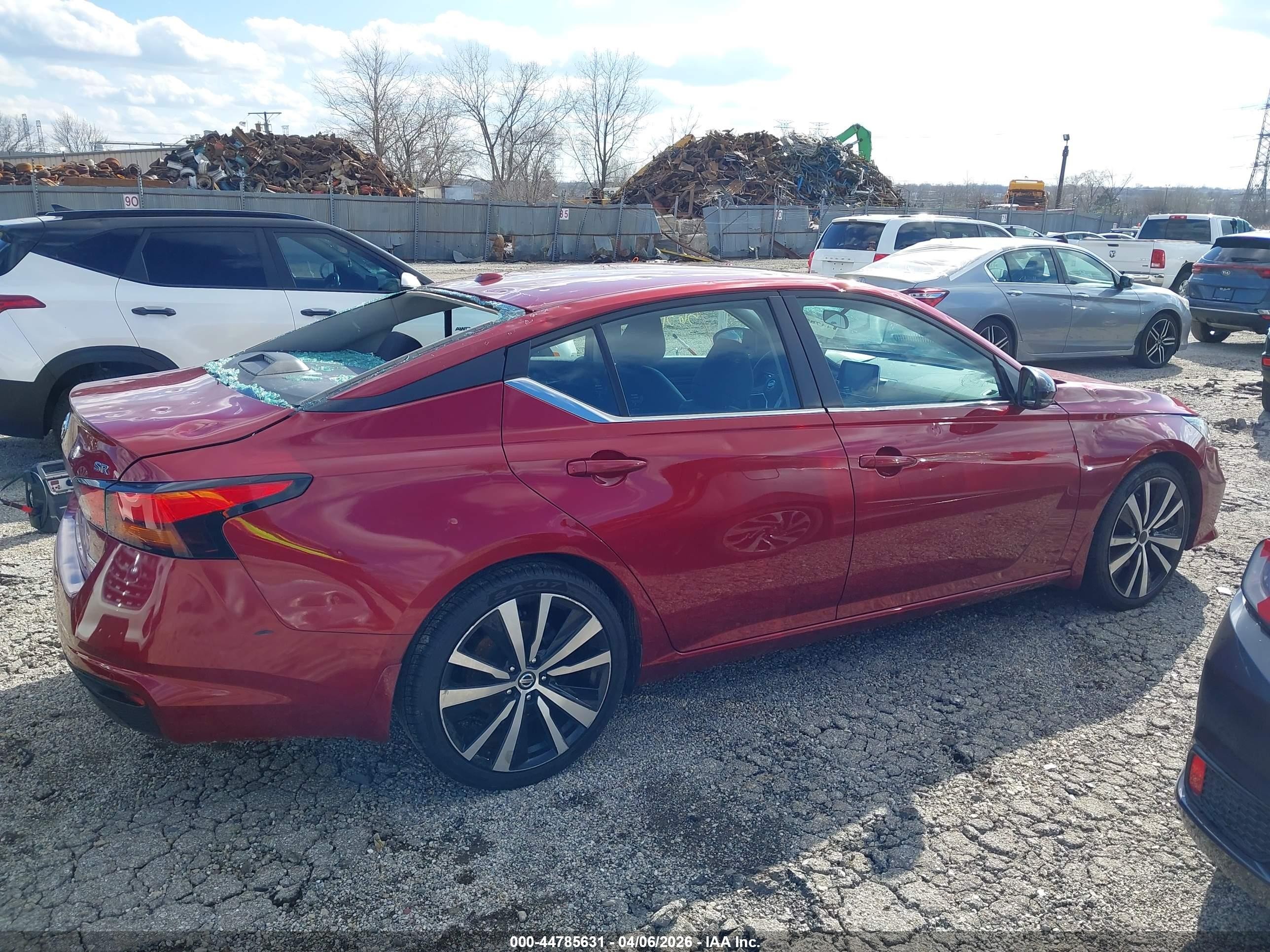 2020 Nissan Altima Sr Vc-turbo Fwd Red vin: 1N4AL4CV3LC138117