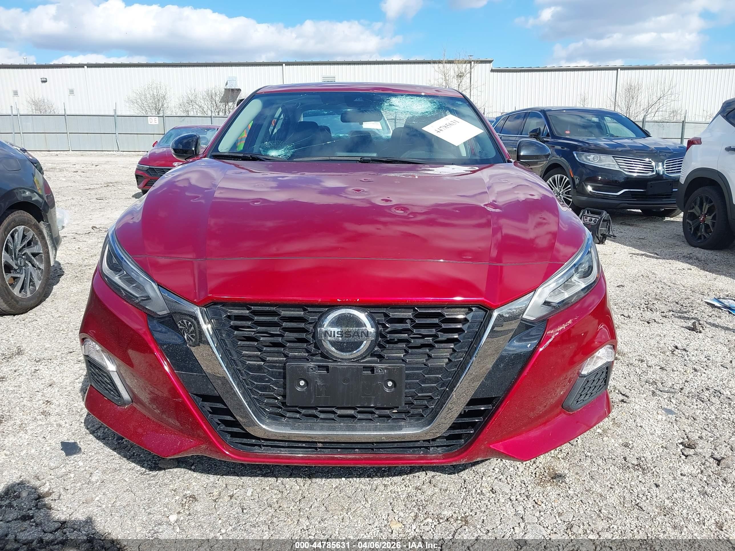 2020 Nissan Altima Sr Vc-turbo Fwd Red vin: 1N4AL4CV3LC138117