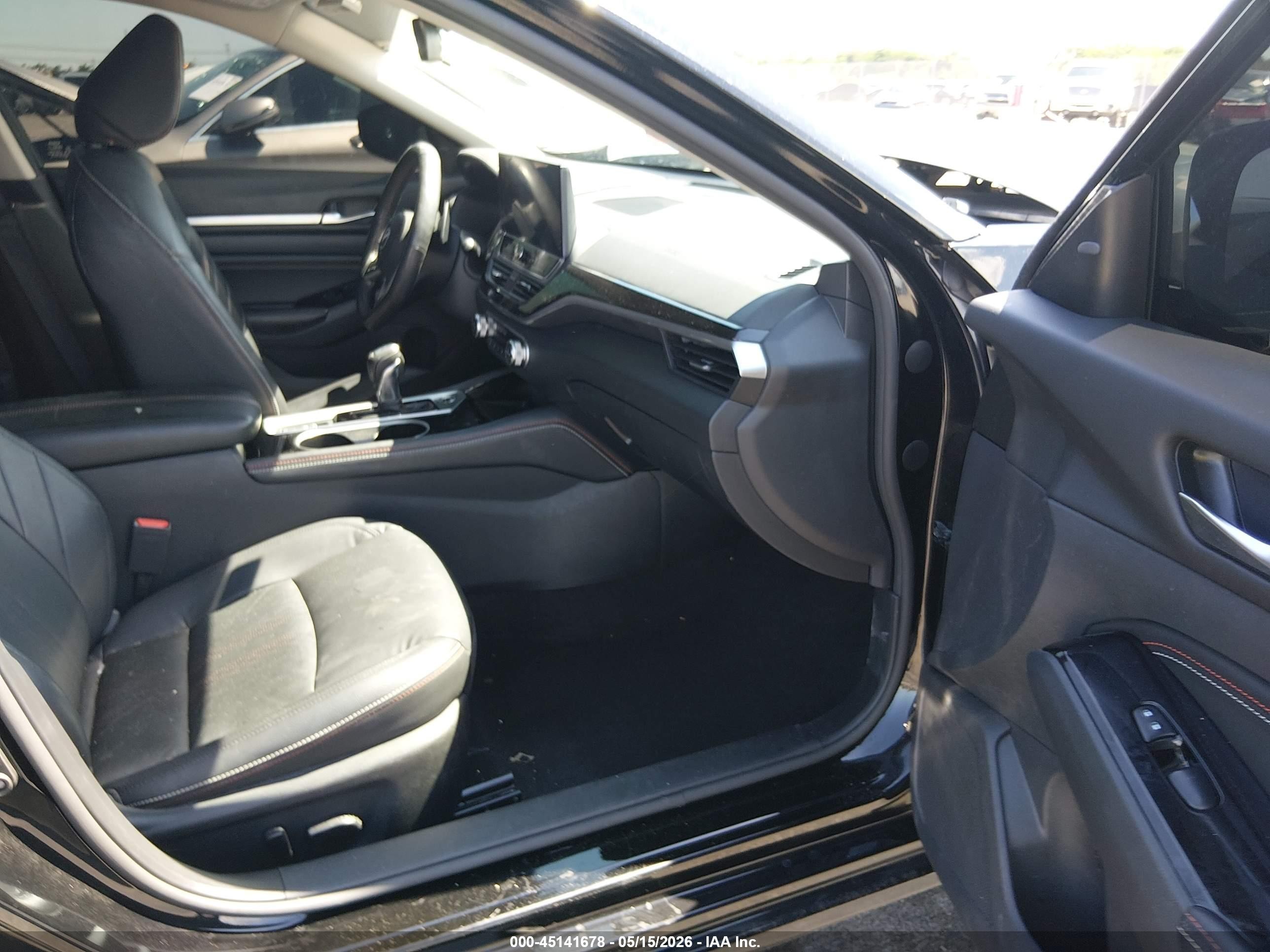 2023 Nissan Altima Sr Vc-turbo Fwd Черный vin: 1N4AL4CV4PN344847