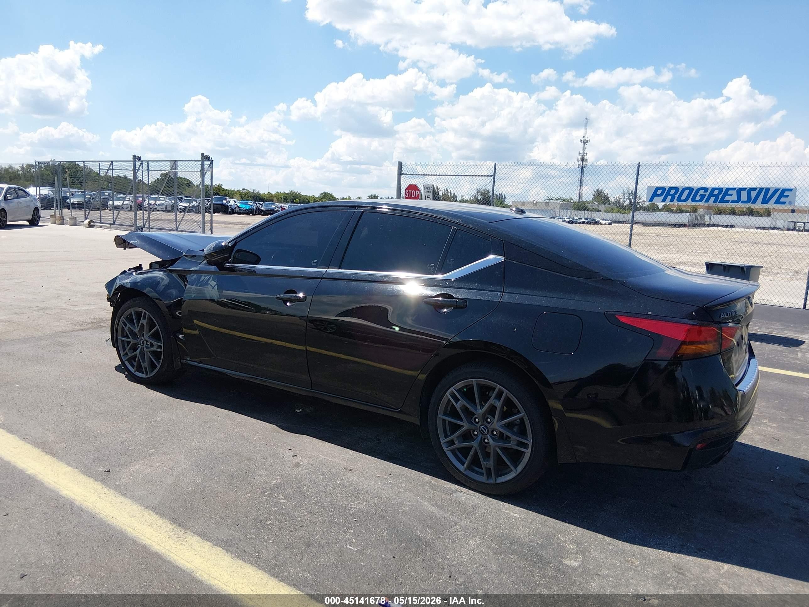 2023 Nissan Altima Sr Vc-turbo Fwd Черный vin: 1N4AL4CV4PN344847