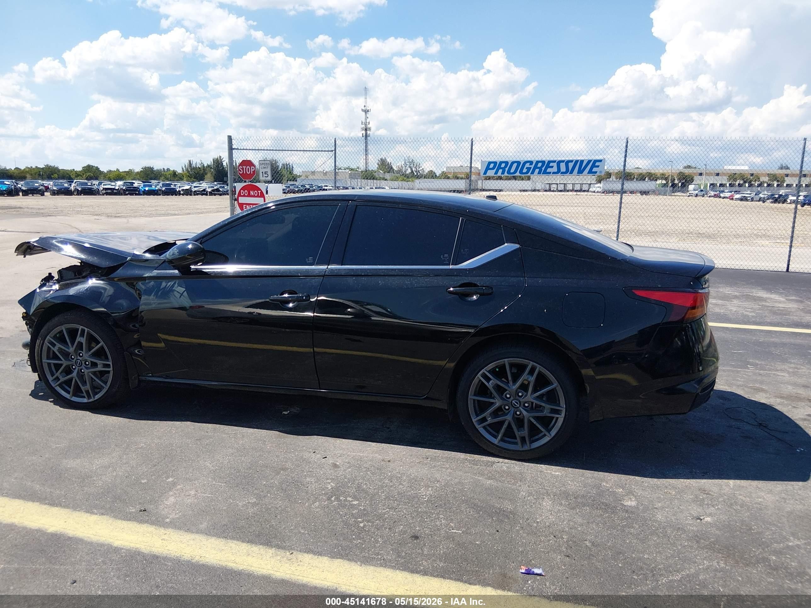 2023 Nissan Altima Sr Vc-turbo Fwd Черный vin: 1N4AL4CV4PN344847