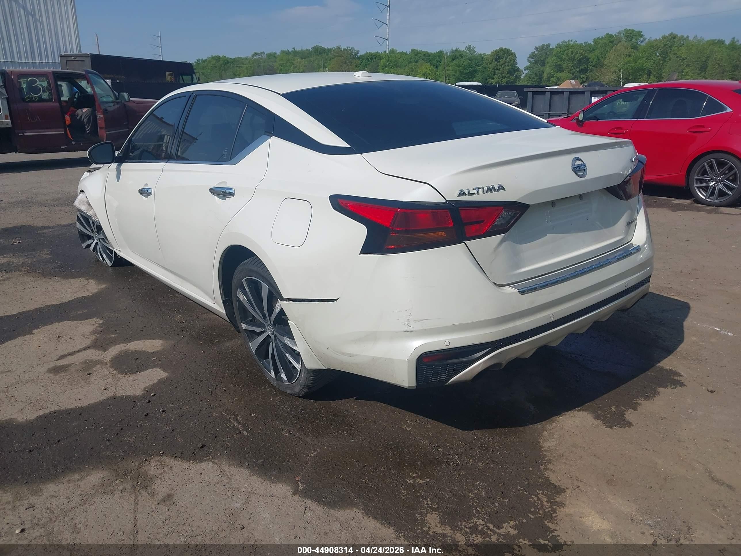 2020 Nissan Altima Platinum Vc-turbo Fwd White vin: 1N4AL4FV3LC153373