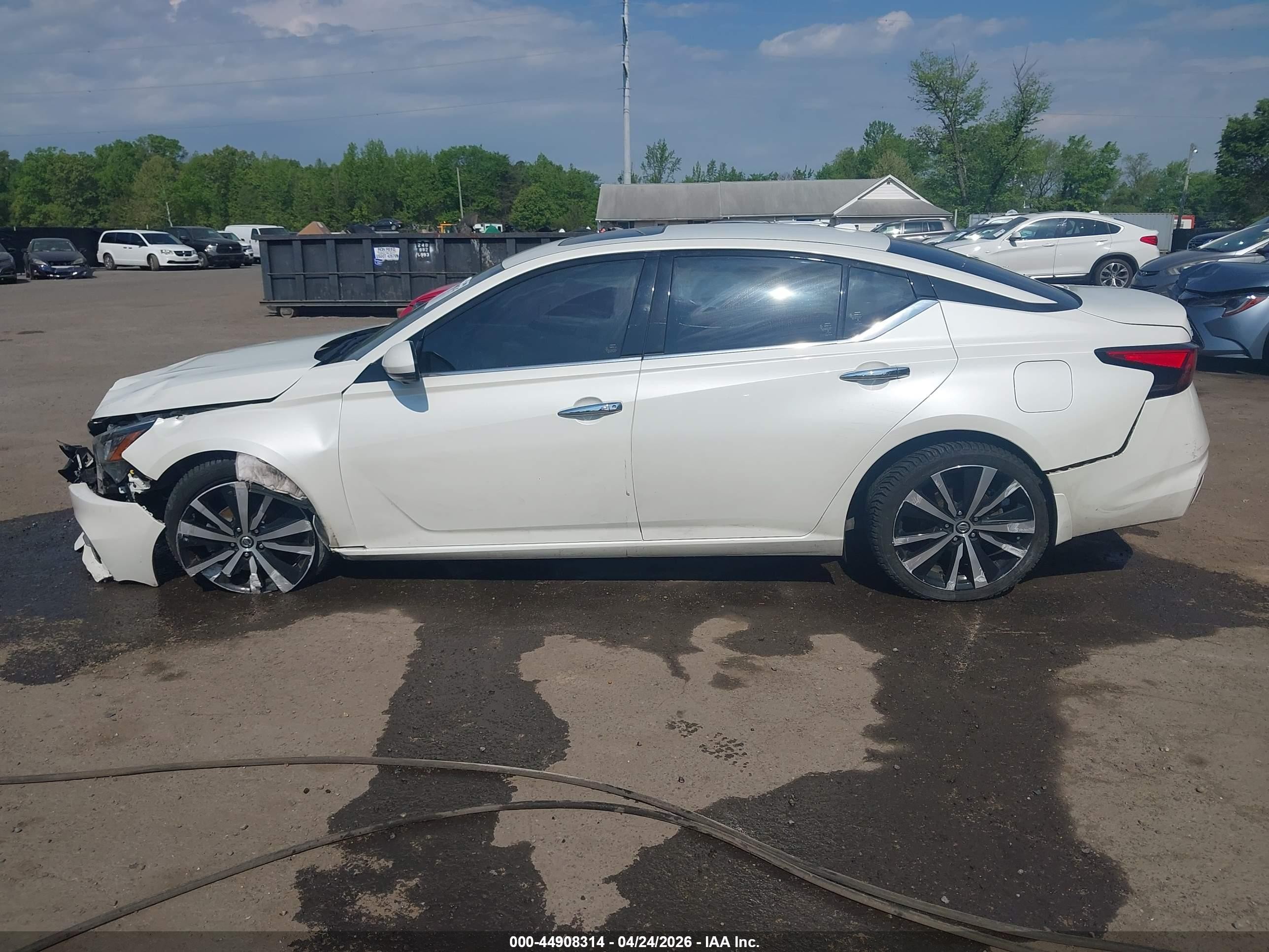 2020 Nissan Altima Platinum Vc-turbo Fwd White vin: 1N4AL4FV3LC153373